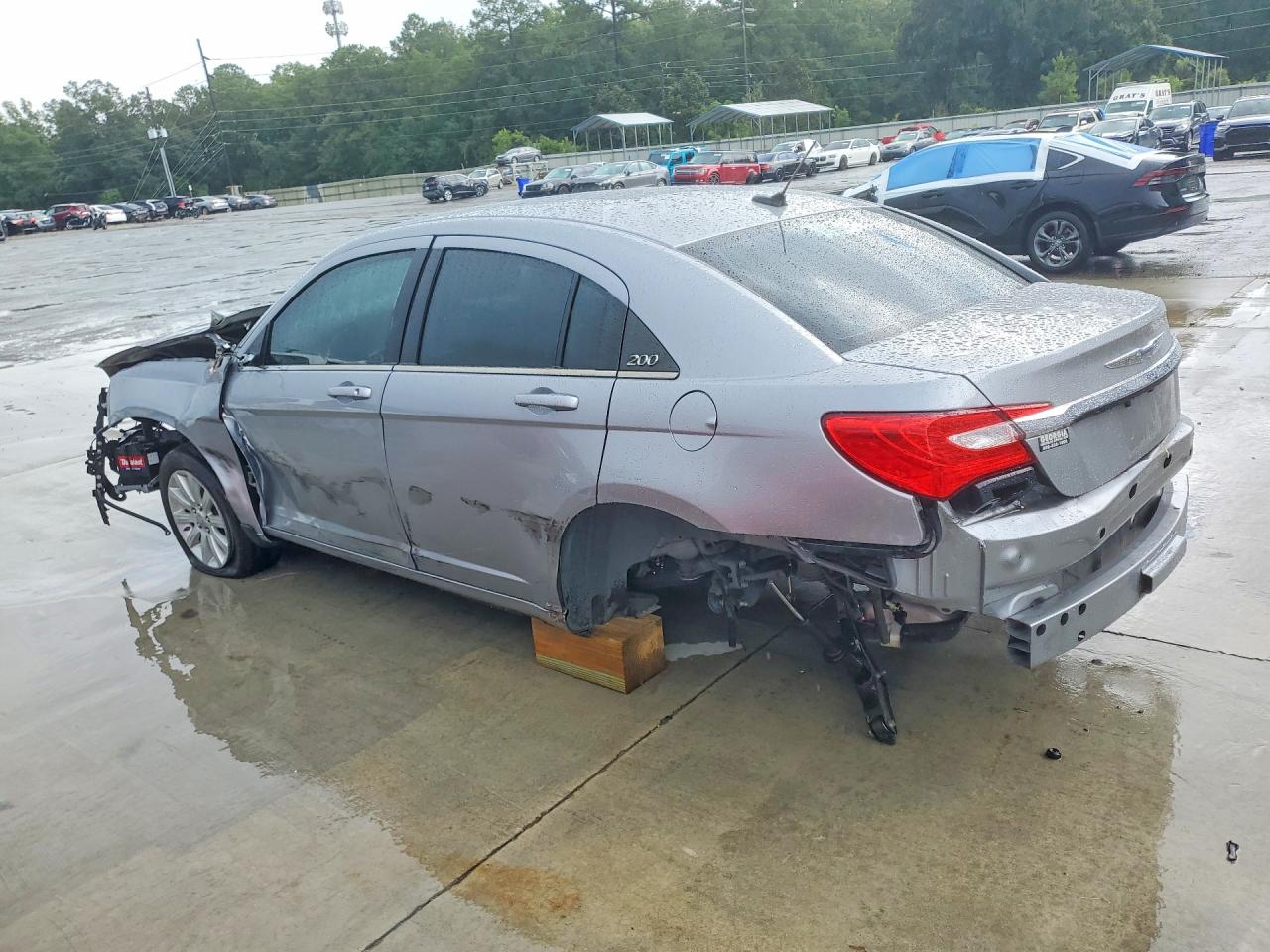2013 Chrysler 200 Touring Серый vin: 1C3CCBBB3DN571154