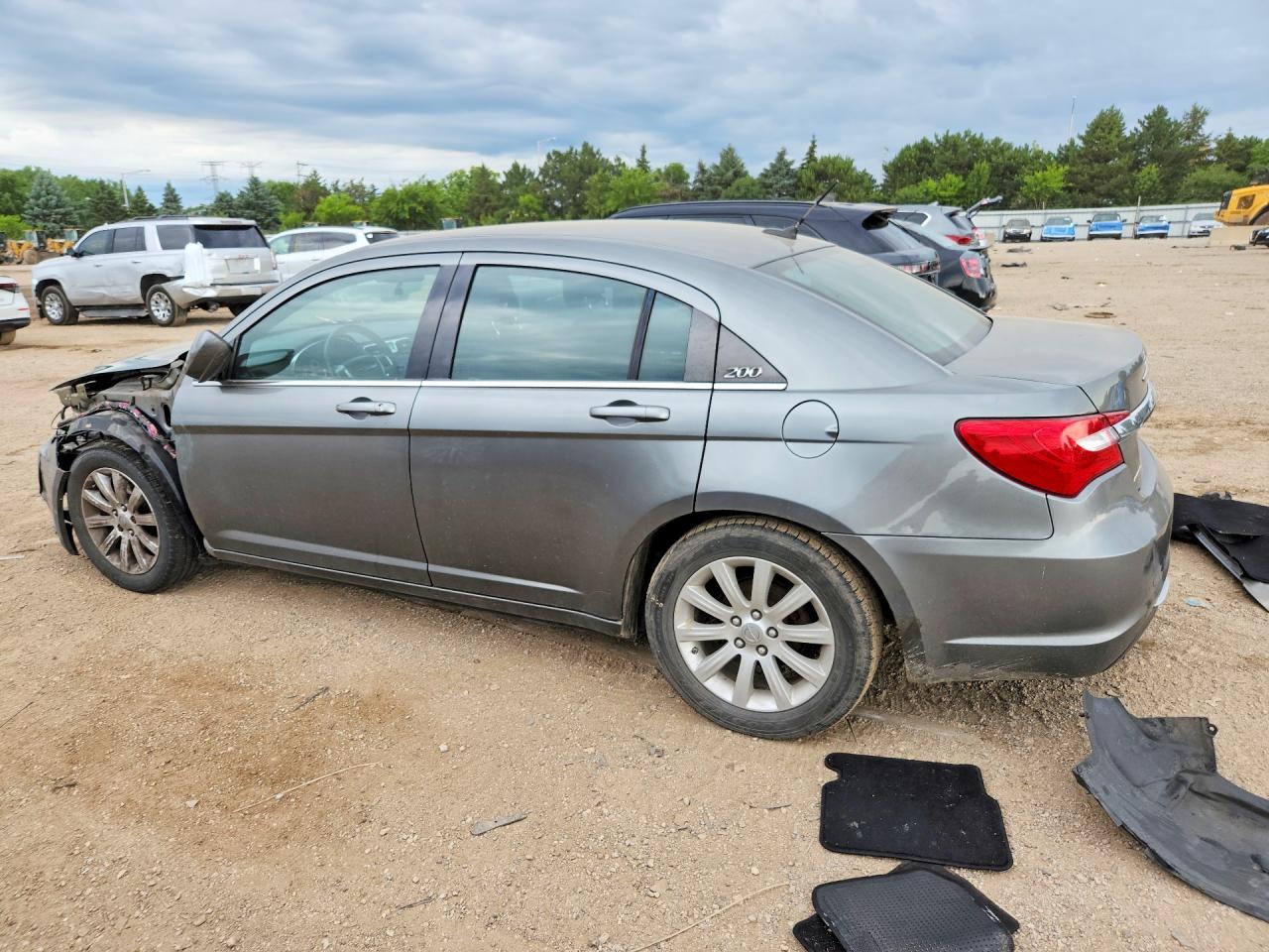 2013 Chrysler 200 Touring Серый vin: 1C3CCBBB3DN593784