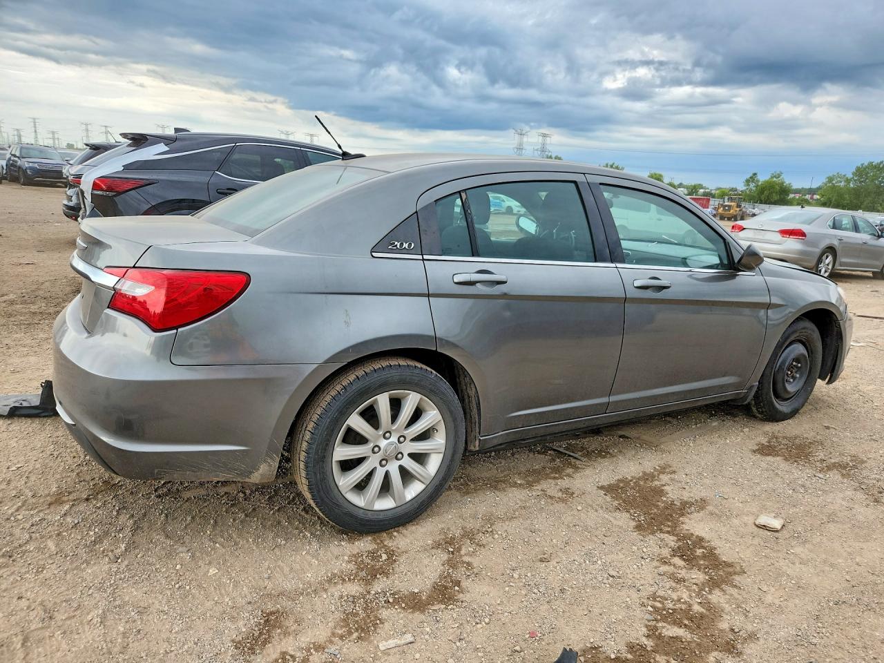 2013 Chrysler 200 Touring Серый vin: 1C3CCBBB3DN593784