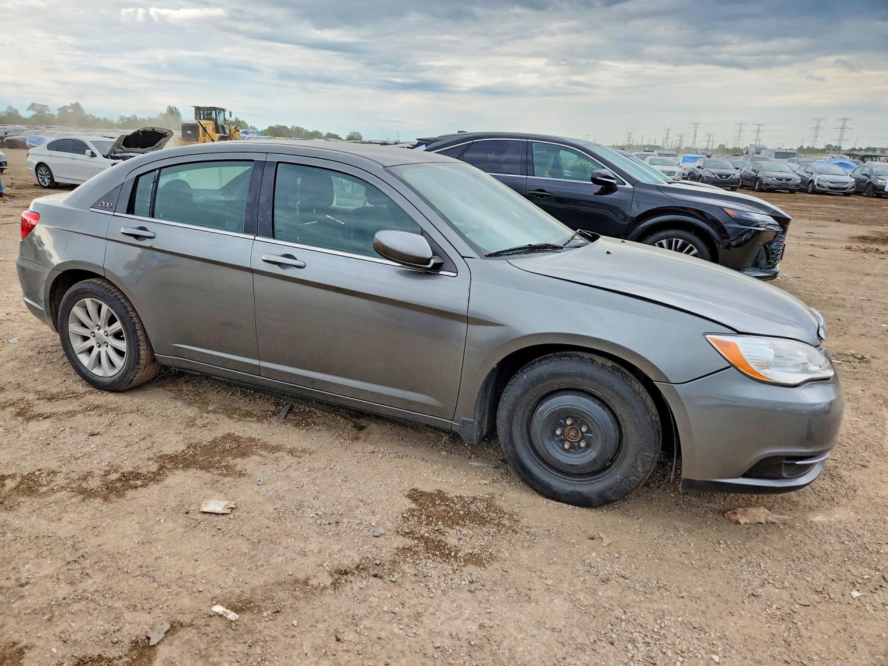 2013 Chrysler 200 Touring Серый vin: 1C3CCBBB3DN593784