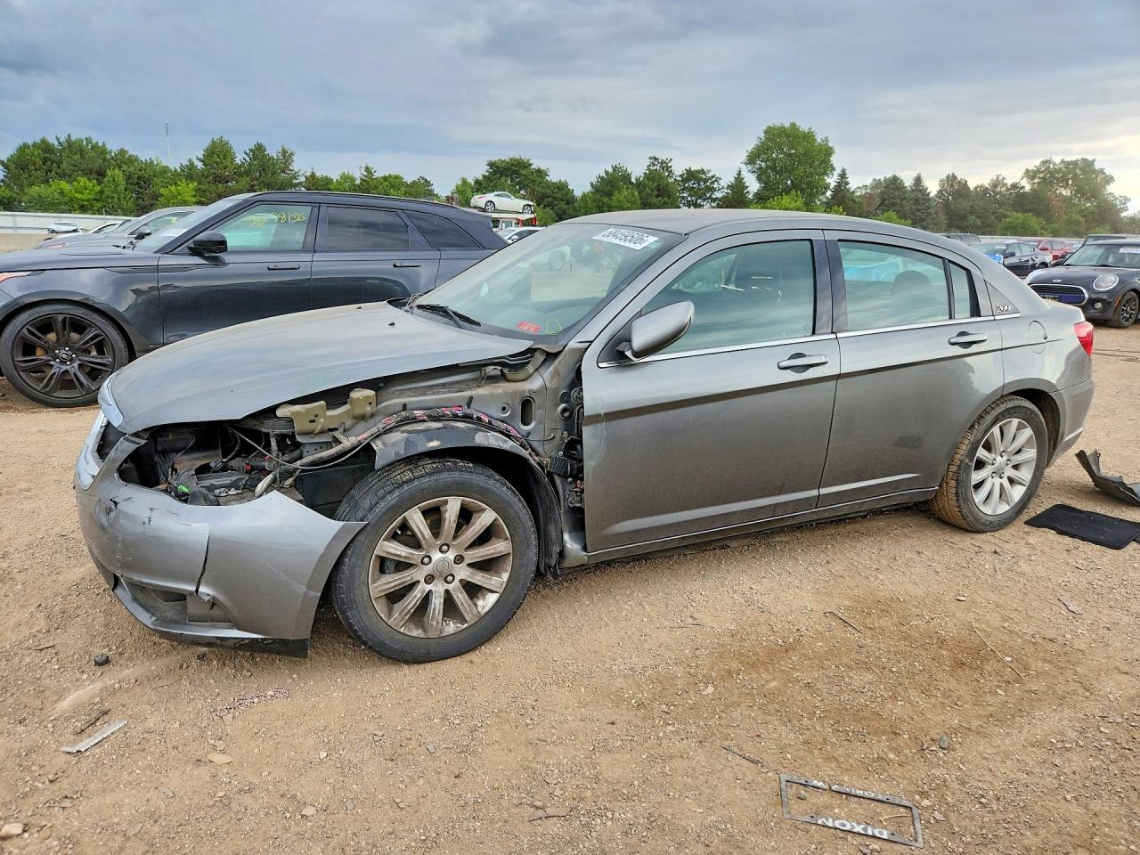 2013 Chrysler 200 Touring Серый vin: 1C3CCBBB3DN593784