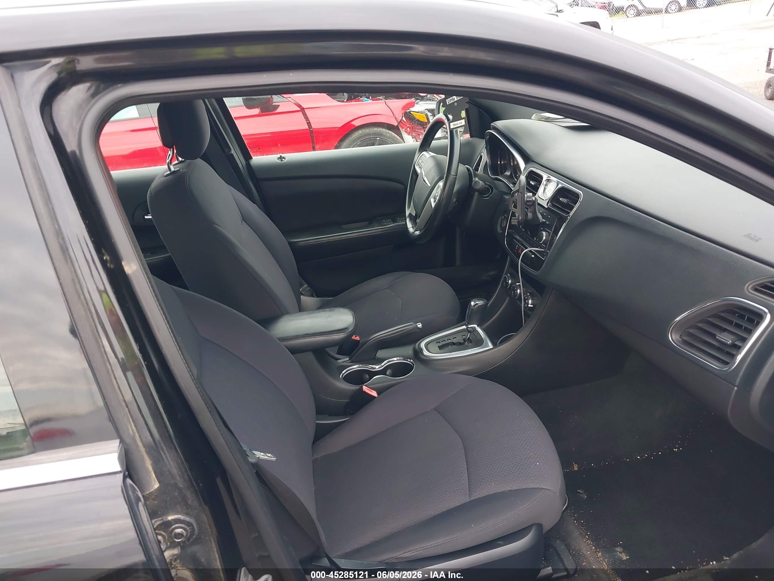 2013 Chrysler 200 Touring Black vin: 1C3CCBBB3DN594823