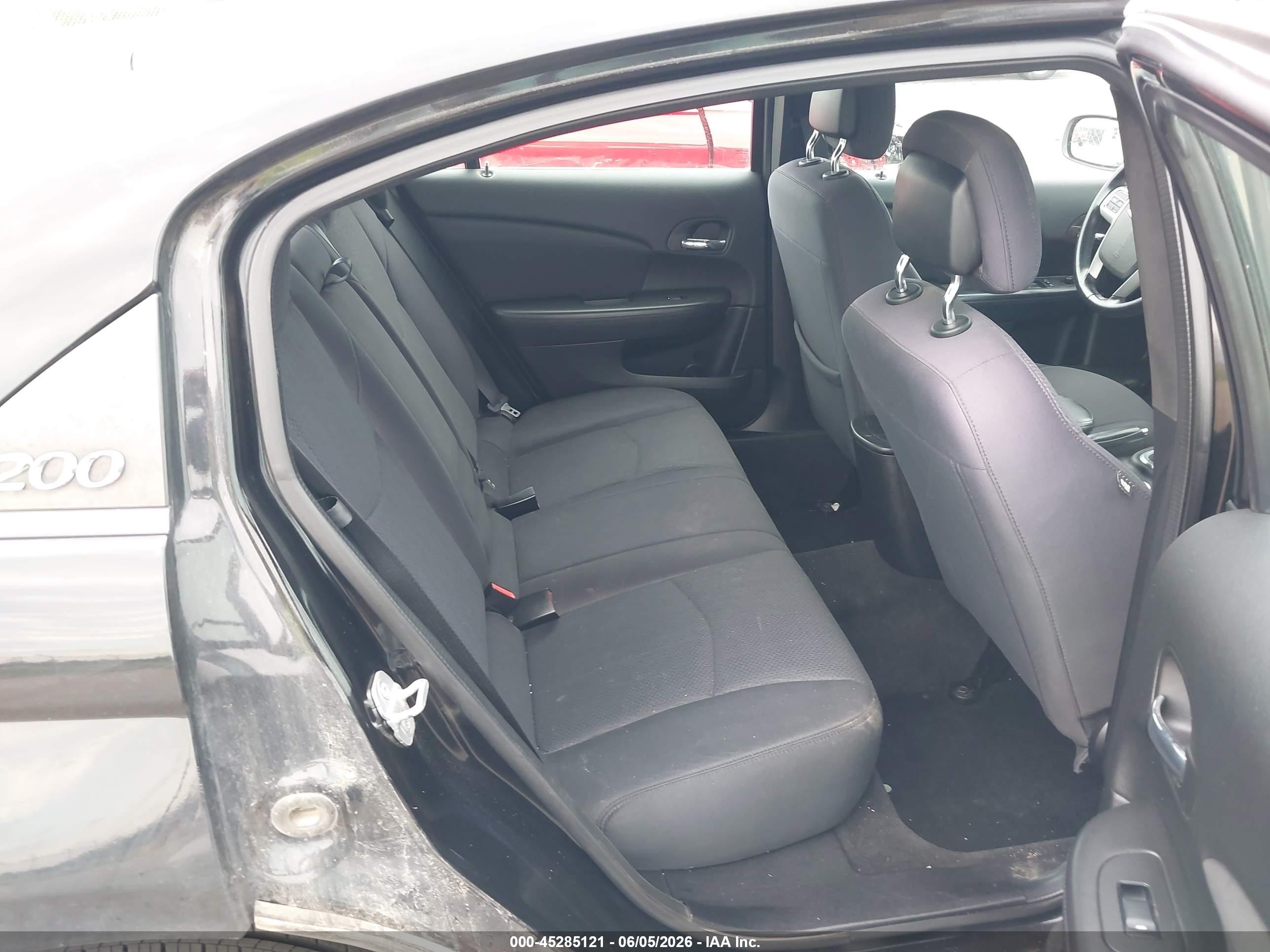 2013 Chrysler 200 Touring Black vin: 1C3CCBBB3DN594823