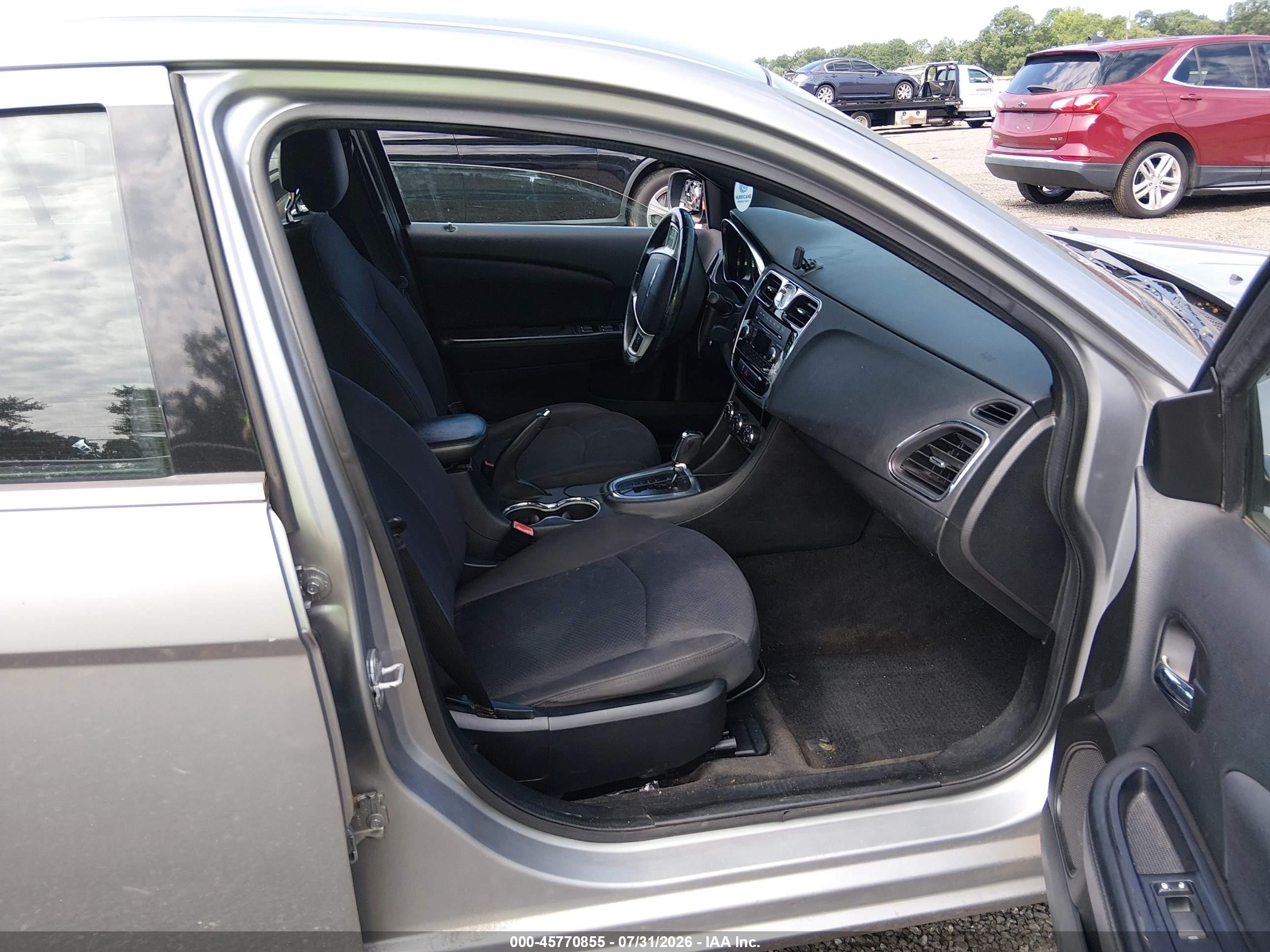 2013 Chrysler 200 Touring Silver vin: 1C3CCBBB3DN694839