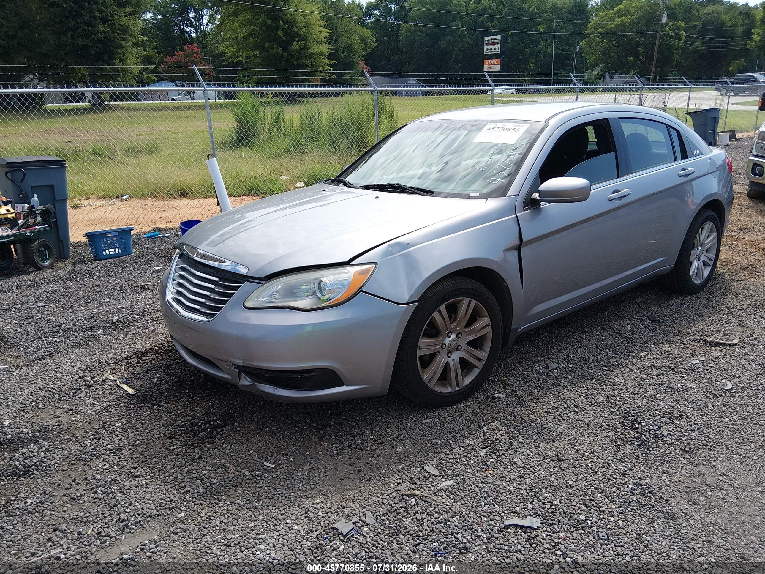 2013 Chrysler 200 Touring Silver vin: 1C3CCBBB3DN694839