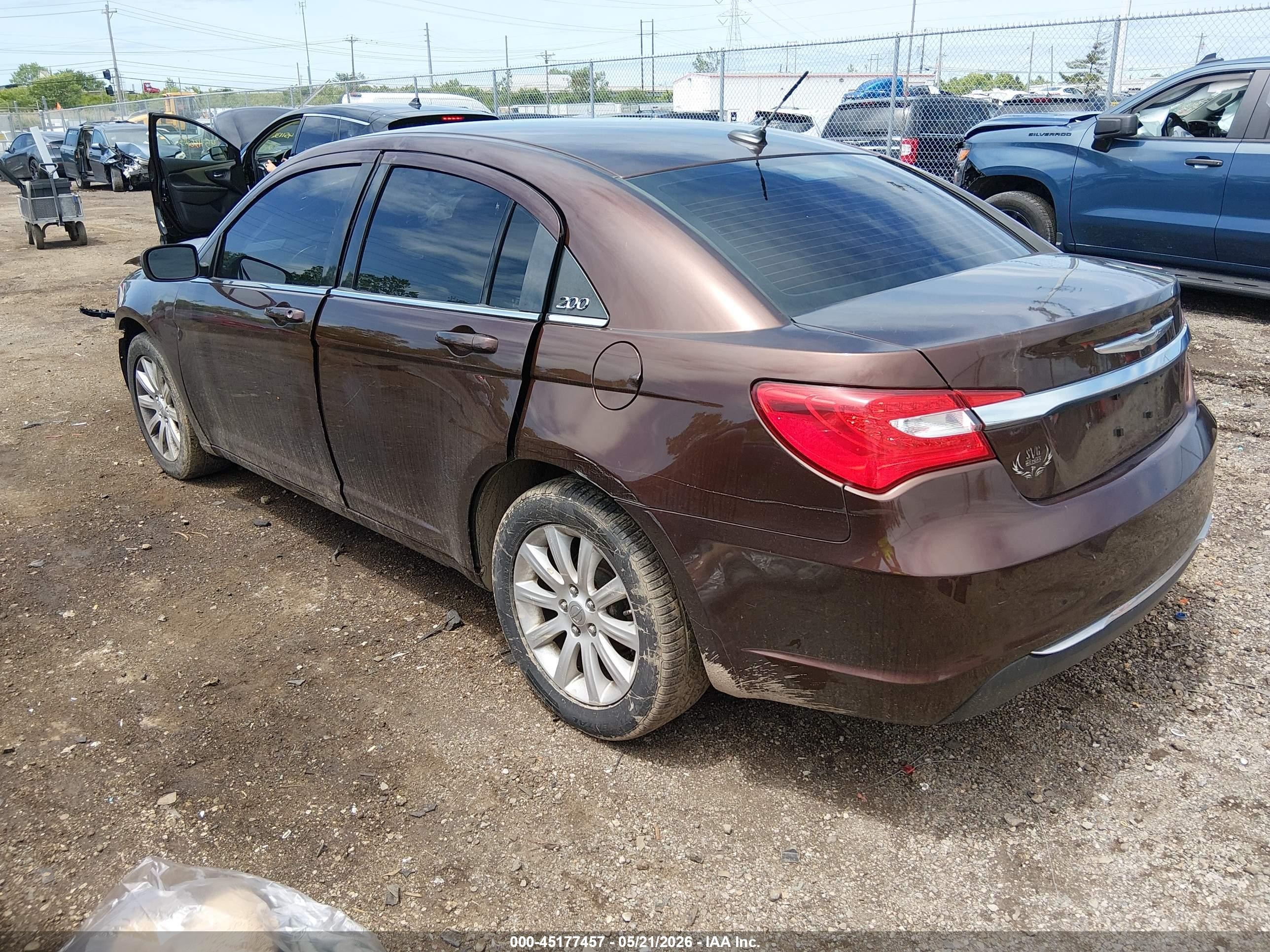 2013 Chrysler 200 Touring Brown vin: 1C3CCBBB3DN699846