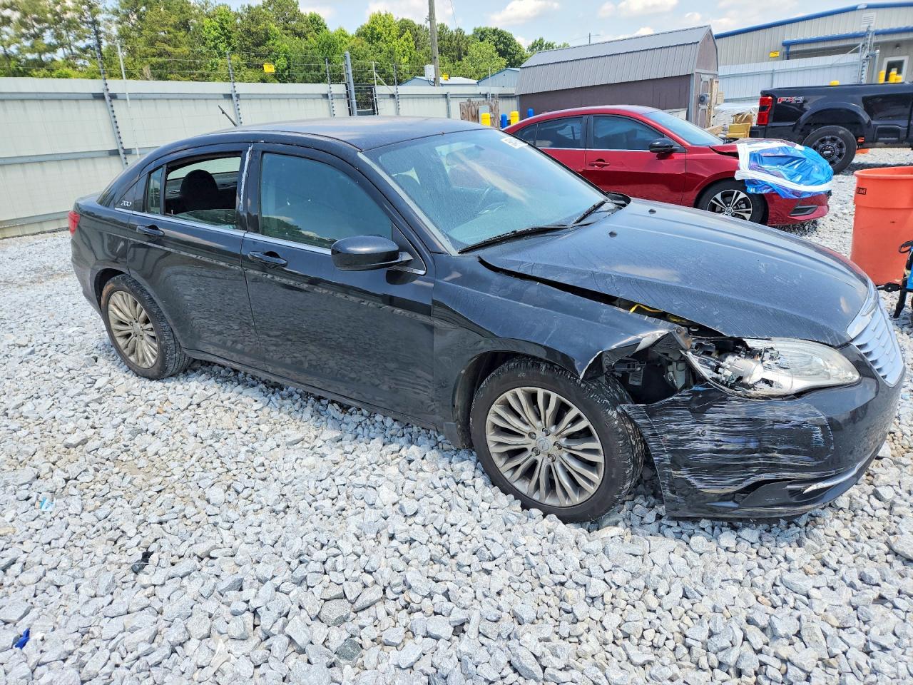 2013 Chrysler 200 Touring Black vin: 1C3CCBBB3DN743358