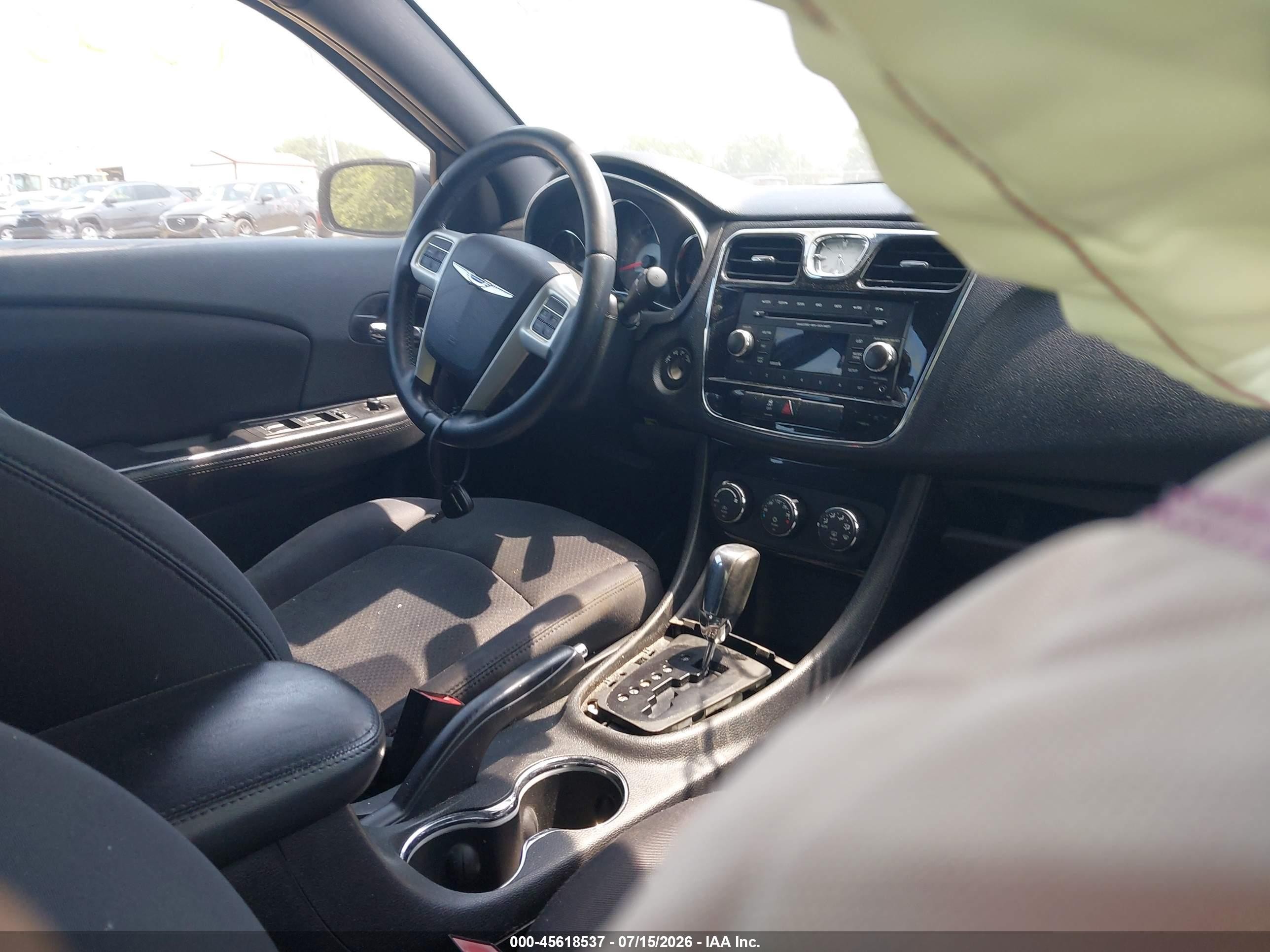 2014 Chrysler 200 Touring Черный vin: 1C3CCBBB3EN192527