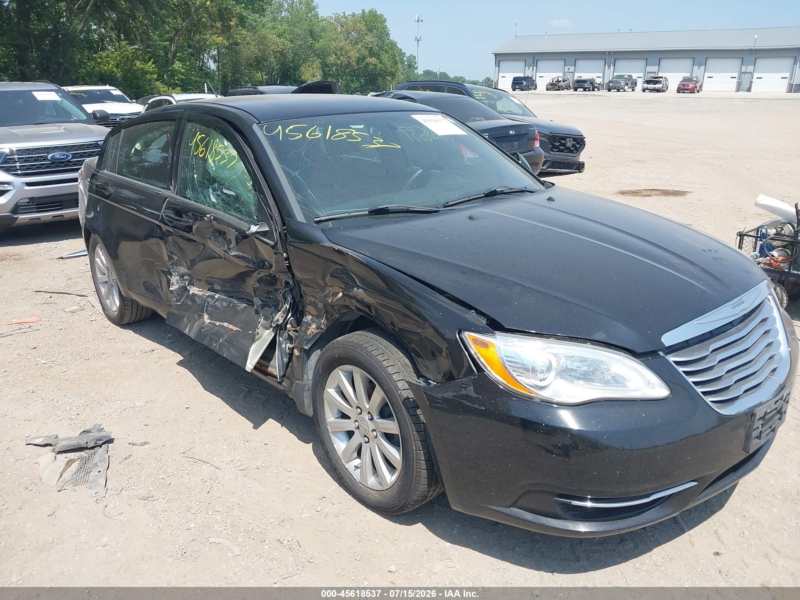 2014 Chrysler 200 Touring Черный vin: 1C3CCBBB3EN192527
