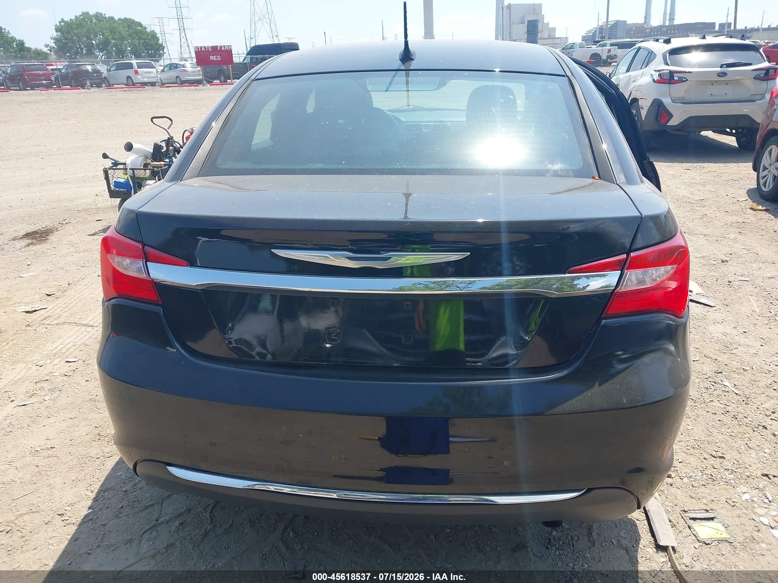 2014 Chrysler 200 Touring Черный vin: 1C3CCBBB3EN192527