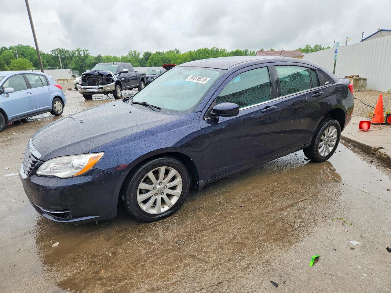 2012 Chrysler 200 Touring Черный vin: 1C3CCBBB4CN118076