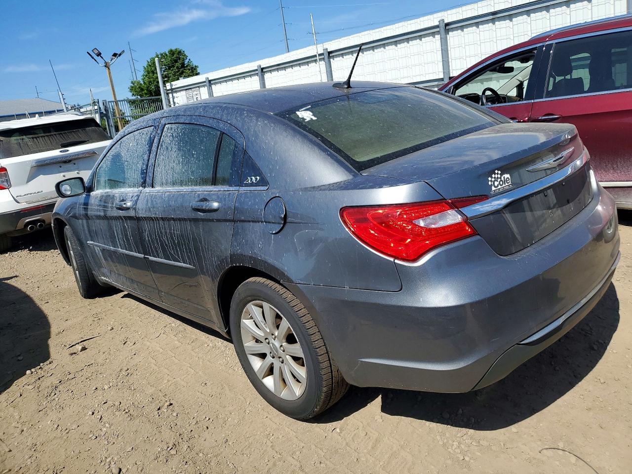 2012 Chrysler 200 Touring Gray vin: 1C3CCBBB4CN171909