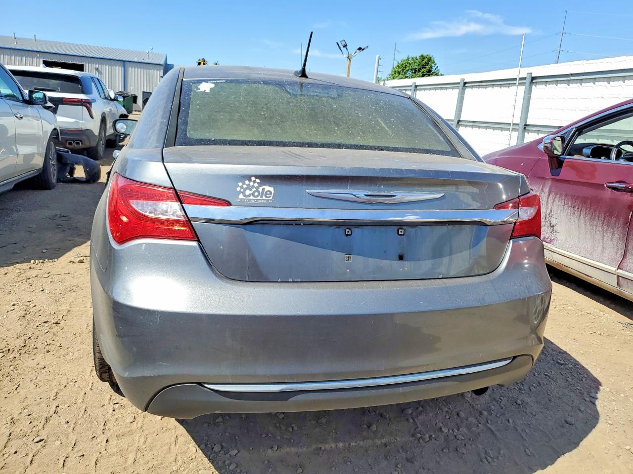 2012 Chrysler 200 Touring Gray vin: 1C3CCBBB4CN171909