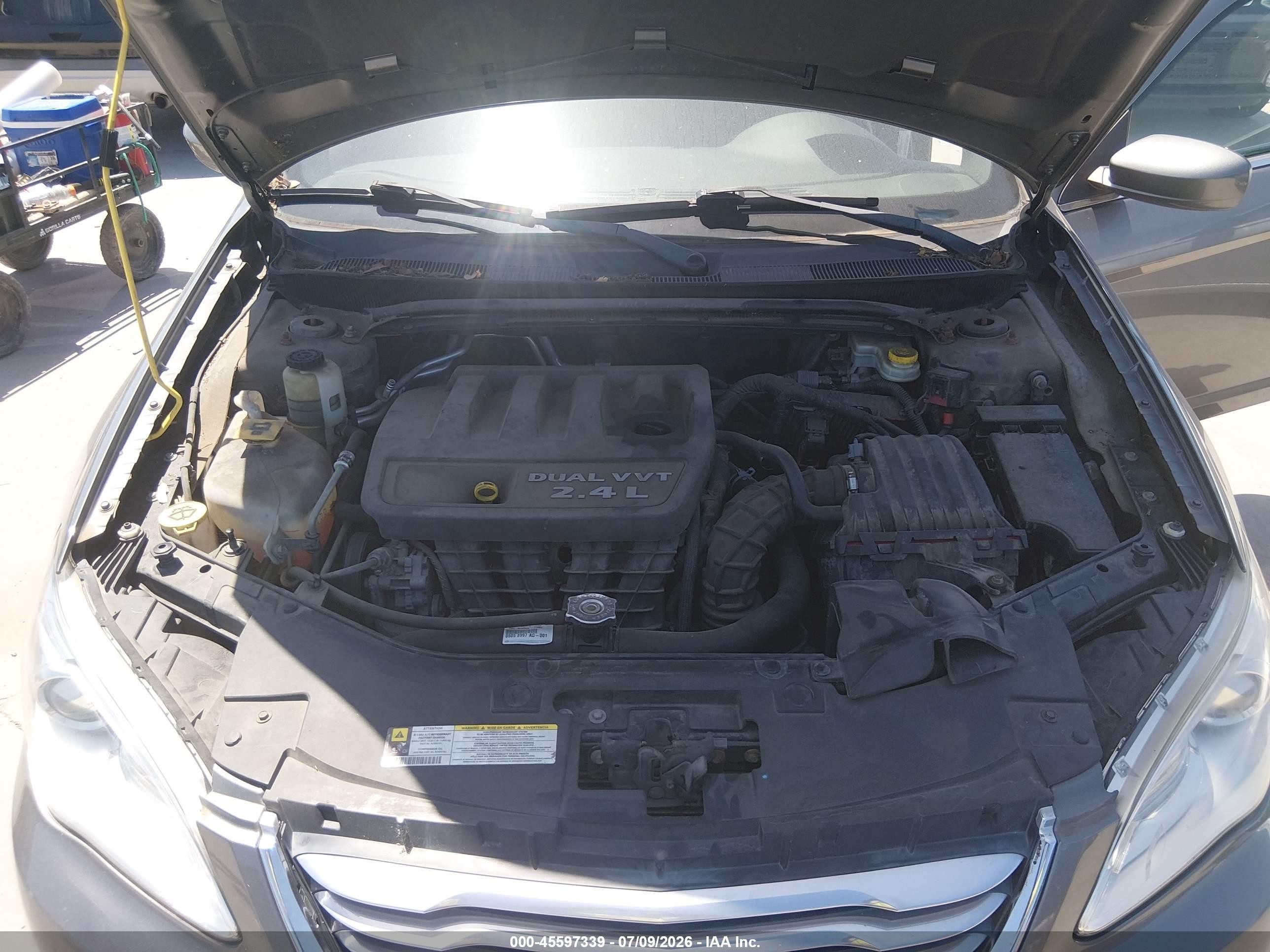 2012 Chrysler 200 Touring Gray vin: 1C3CCBBB4CN214600
