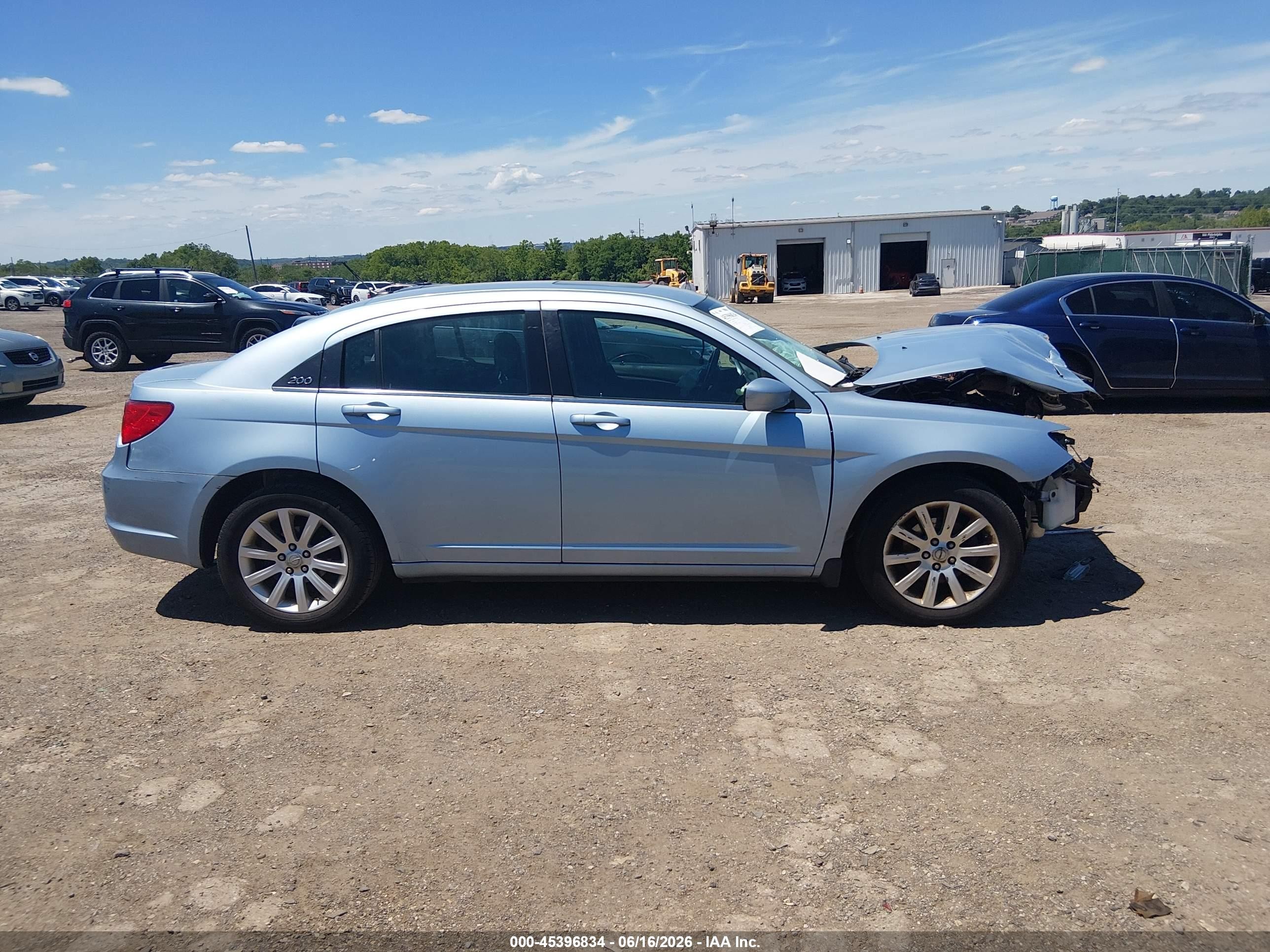 2013 Chrysler 200 Touring Light Blue vin: 1C3CCBBB4DN540205