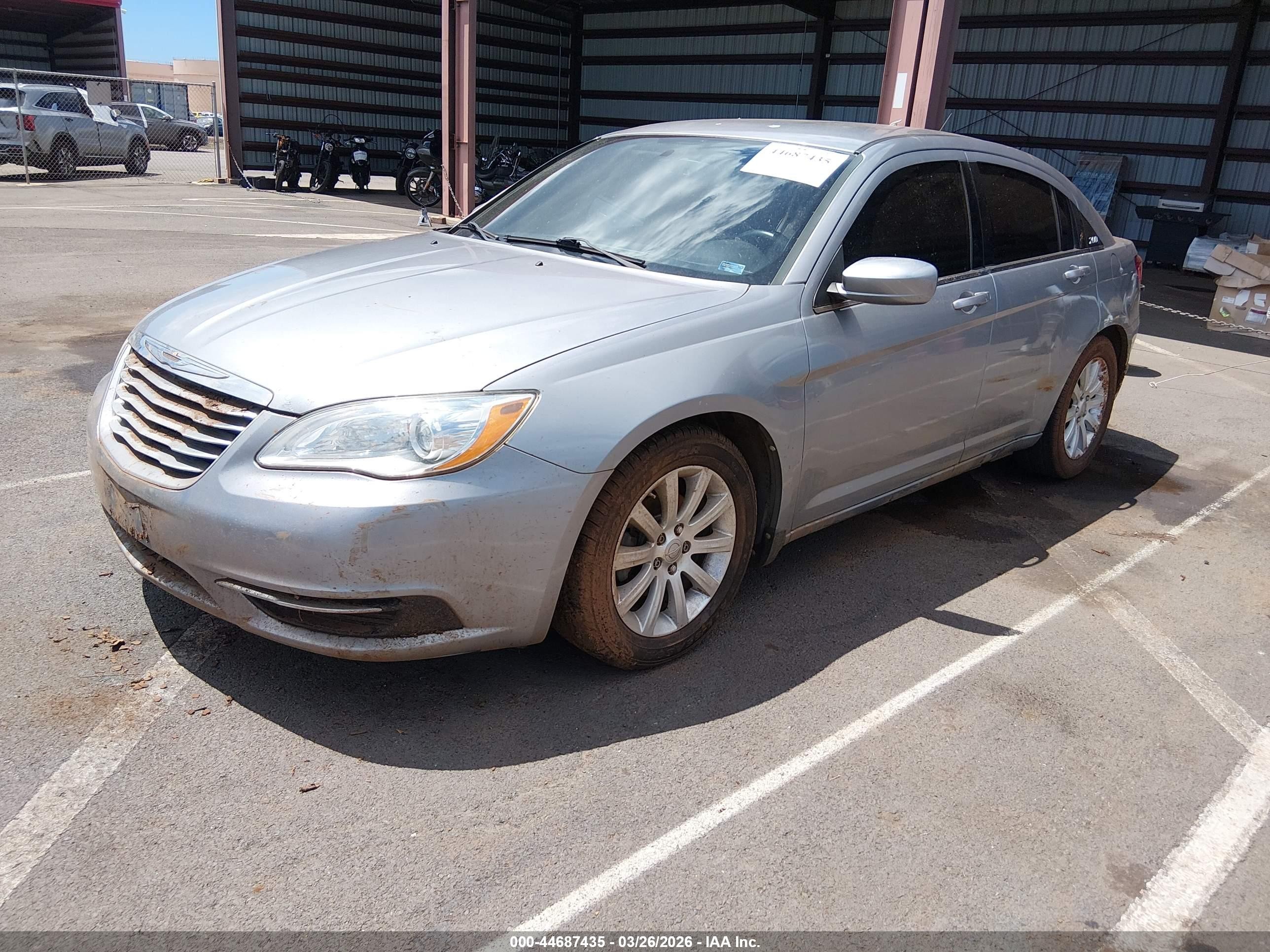2013 Chrysler 200 Touring Gray vin: 1C3CCBBB4DN632687