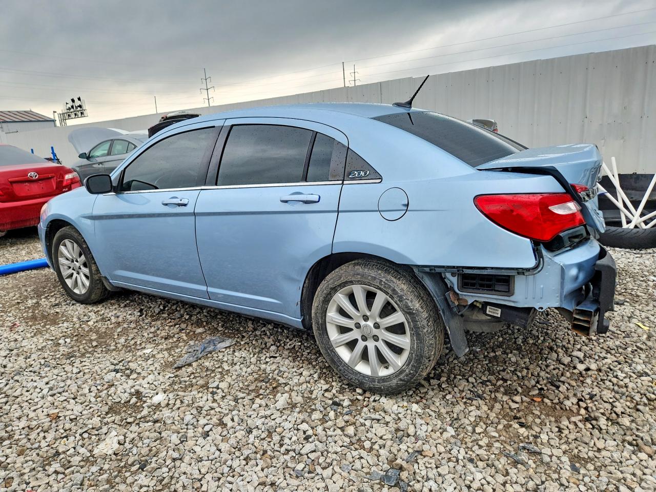 2013 Chrysler 200 Touring Синий vin: 1C3CCBBB4DN684580