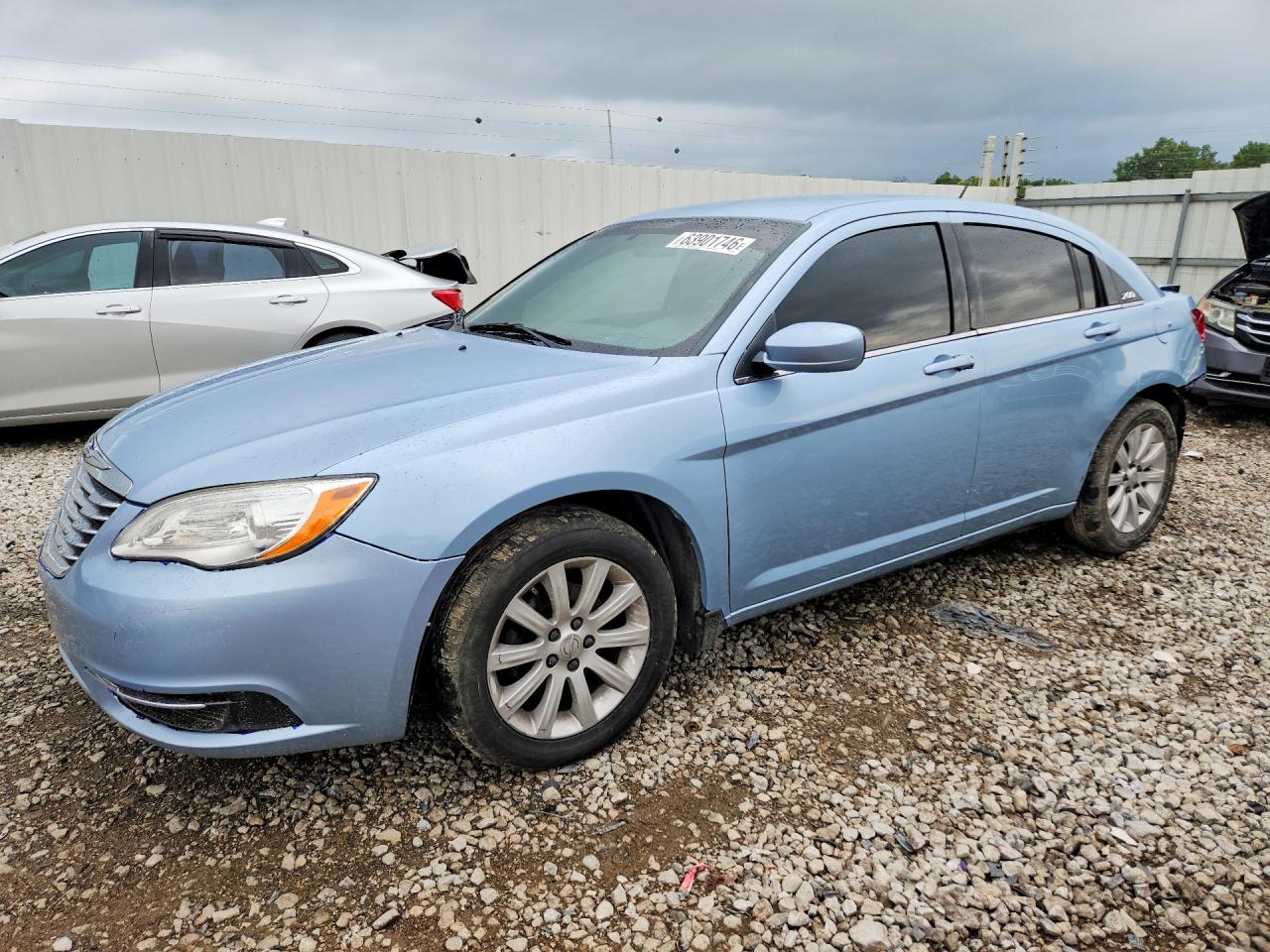 2013 Chrysler 200 Touring Синий vin: 1C3CCBBB4DN684580