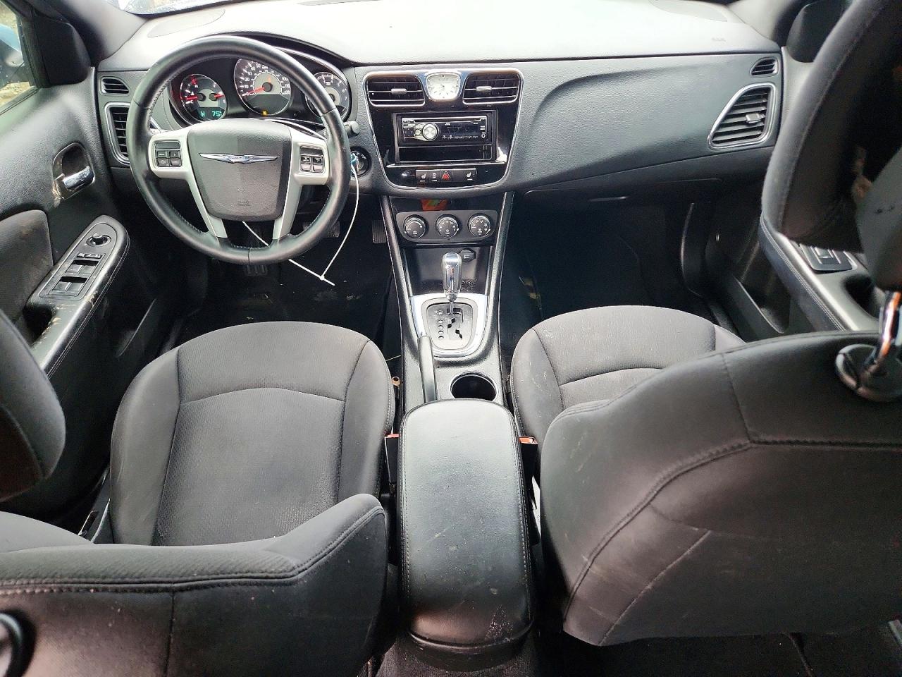 2013 Chrysler 200 Touring Синий vin: 1C3CCBBB4DN684580