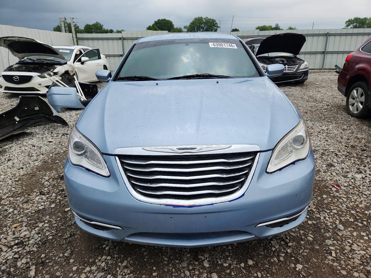 2013 Chrysler 200 Touring Синий vin: 1C3CCBBB4DN684580
