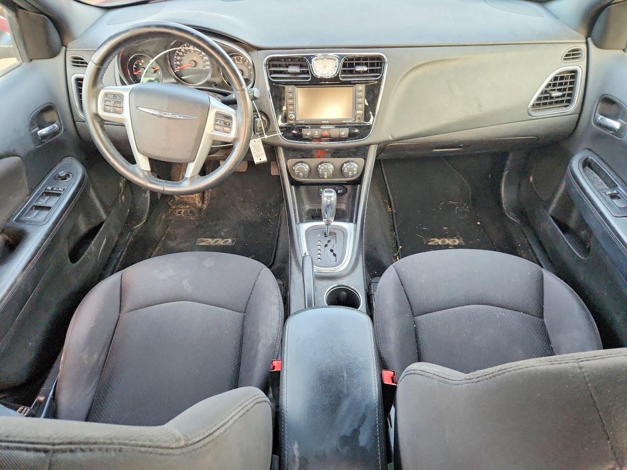2014 Chrysler 200 Touring Красный vin: 1C3CCBBB4EN150674