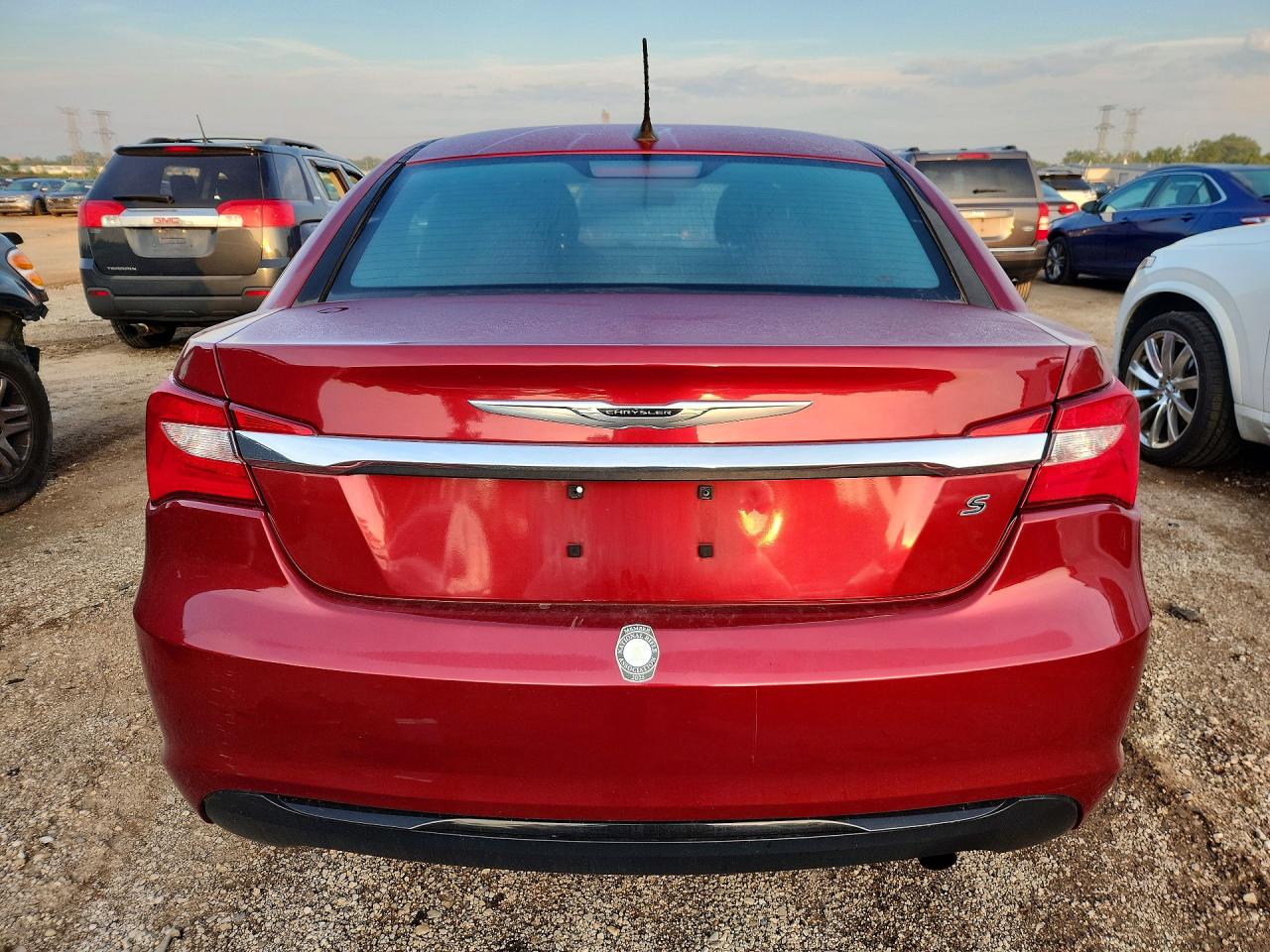 2014 Chrysler 200 Touring Красный vin: 1C3CCBBB4EN150674