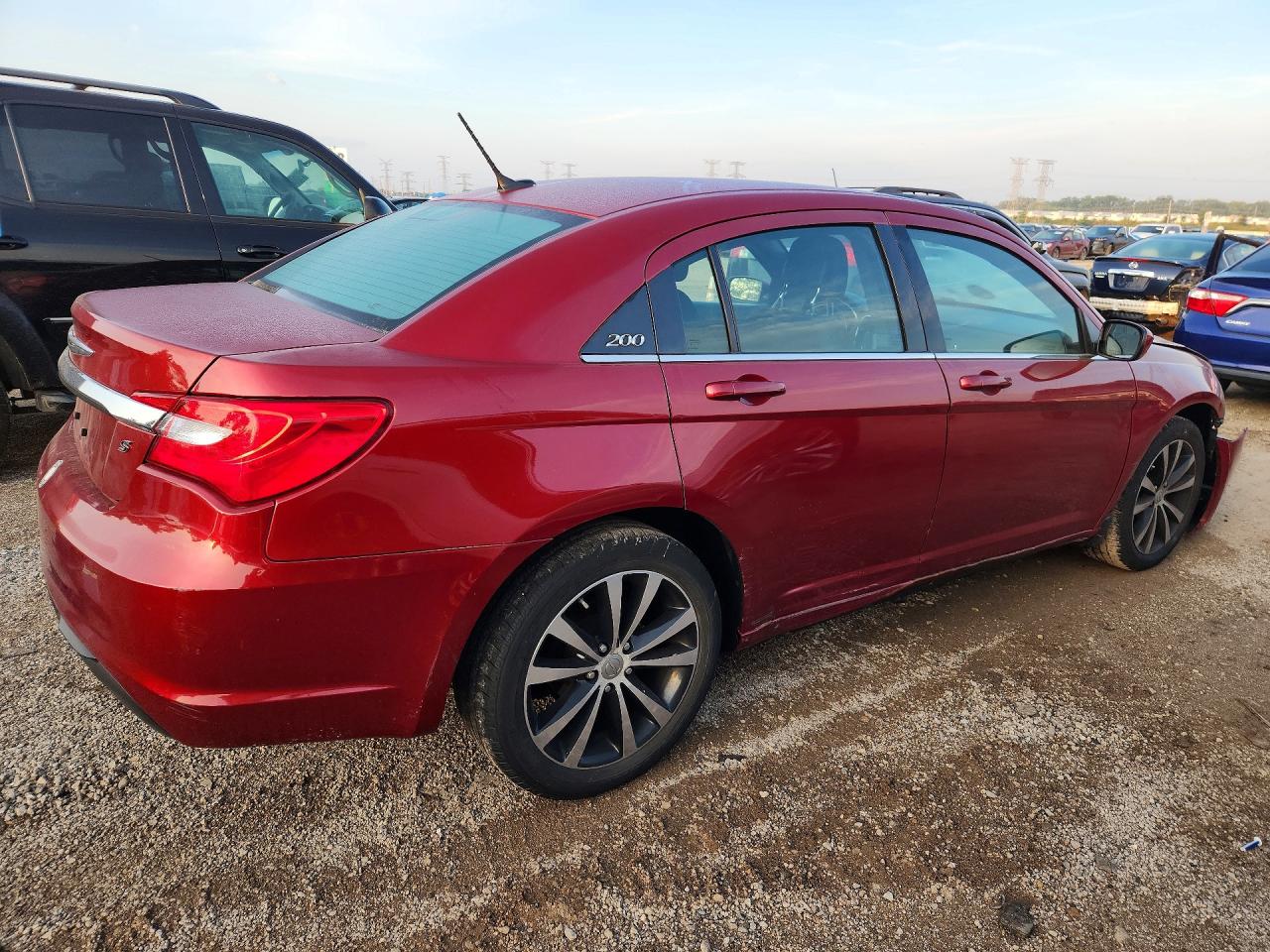 2014 Chrysler 200 Touring Красный vin: 1C3CCBBB4EN150674
