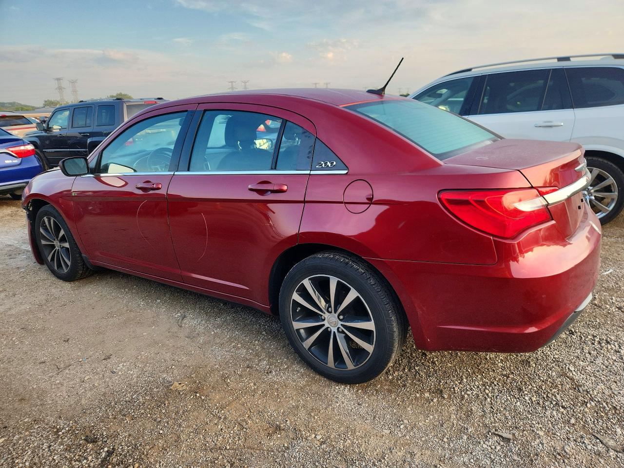 2014 Chrysler 200 Touring Красный vin: 1C3CCBBB4EN150674