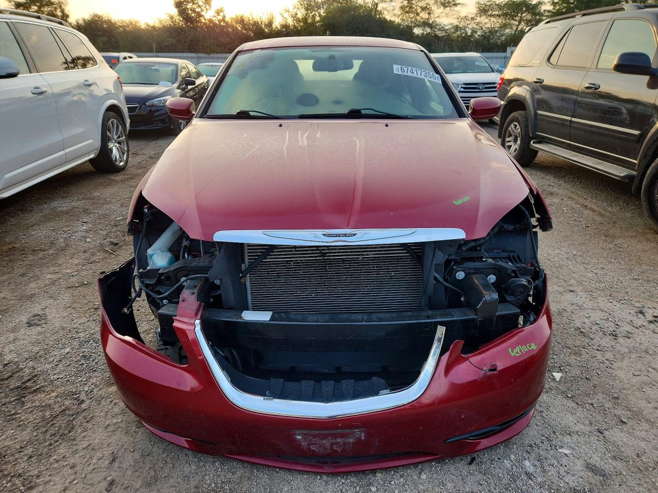 2014 Chrysler 200 Touring Красный vin: 1C3CCBBB4EN150674