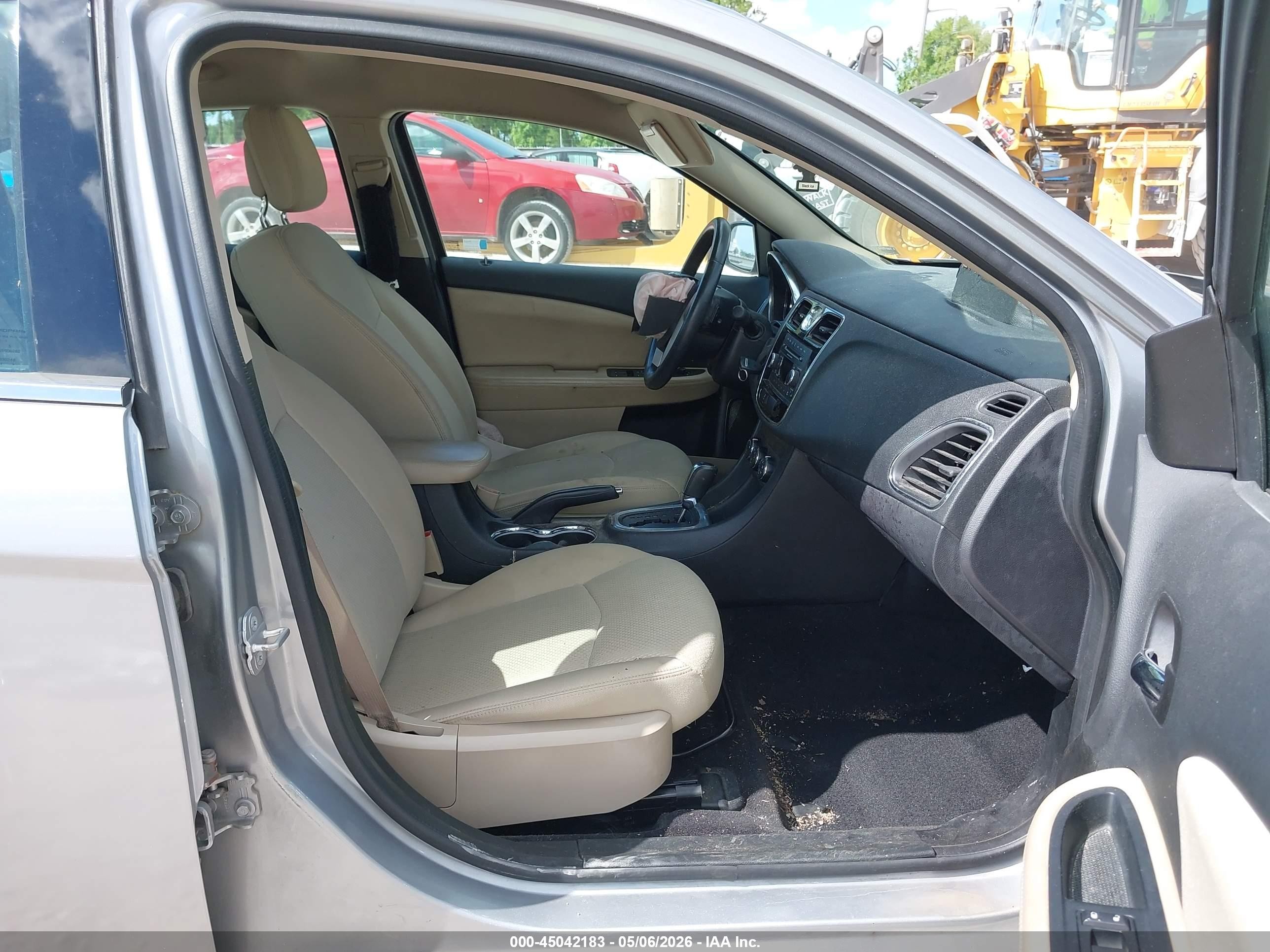 2014 Chrysler 200 Touring Silver vin: 1C3CCBBB4EN171590