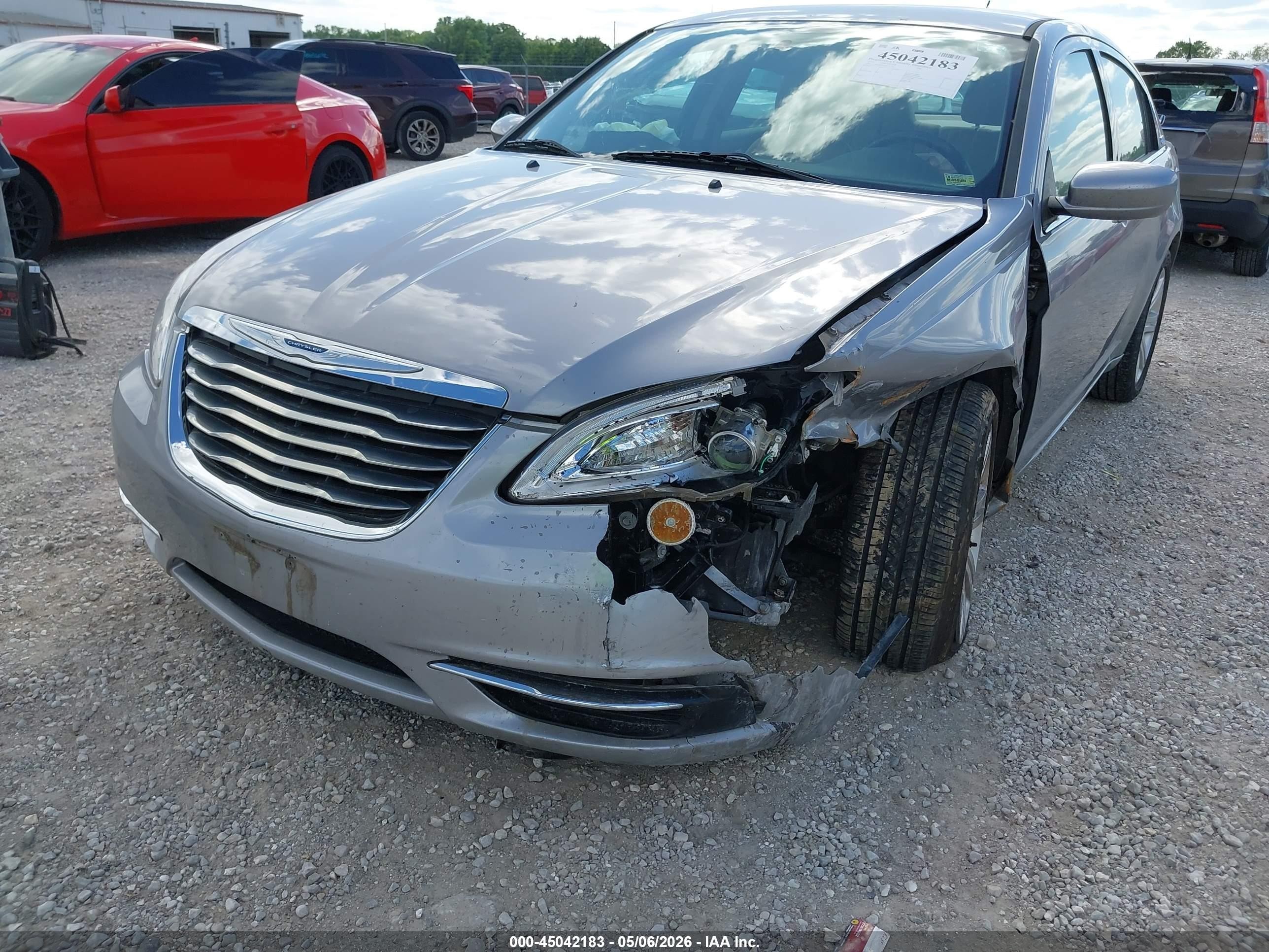2014 Chrysler 200 Touring Silver vin: 1C3CCBBB4EN171590