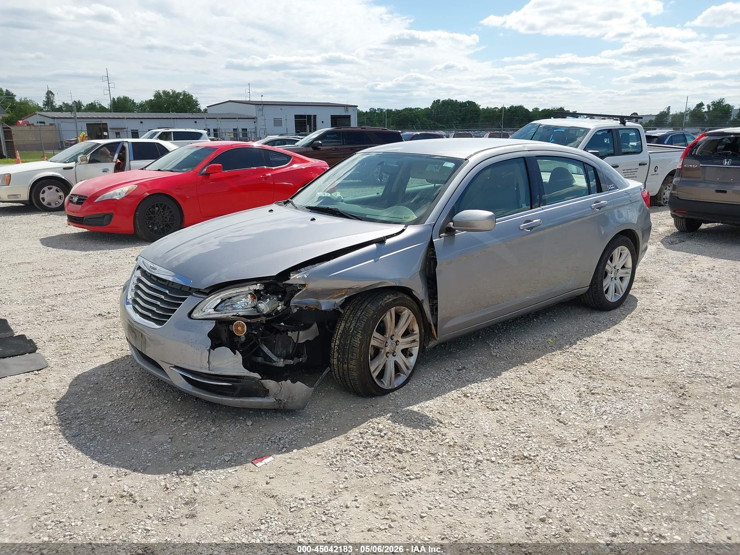 2014 Chrysler 200 Touring Silver vin: 1C3CCBBB4EN171590