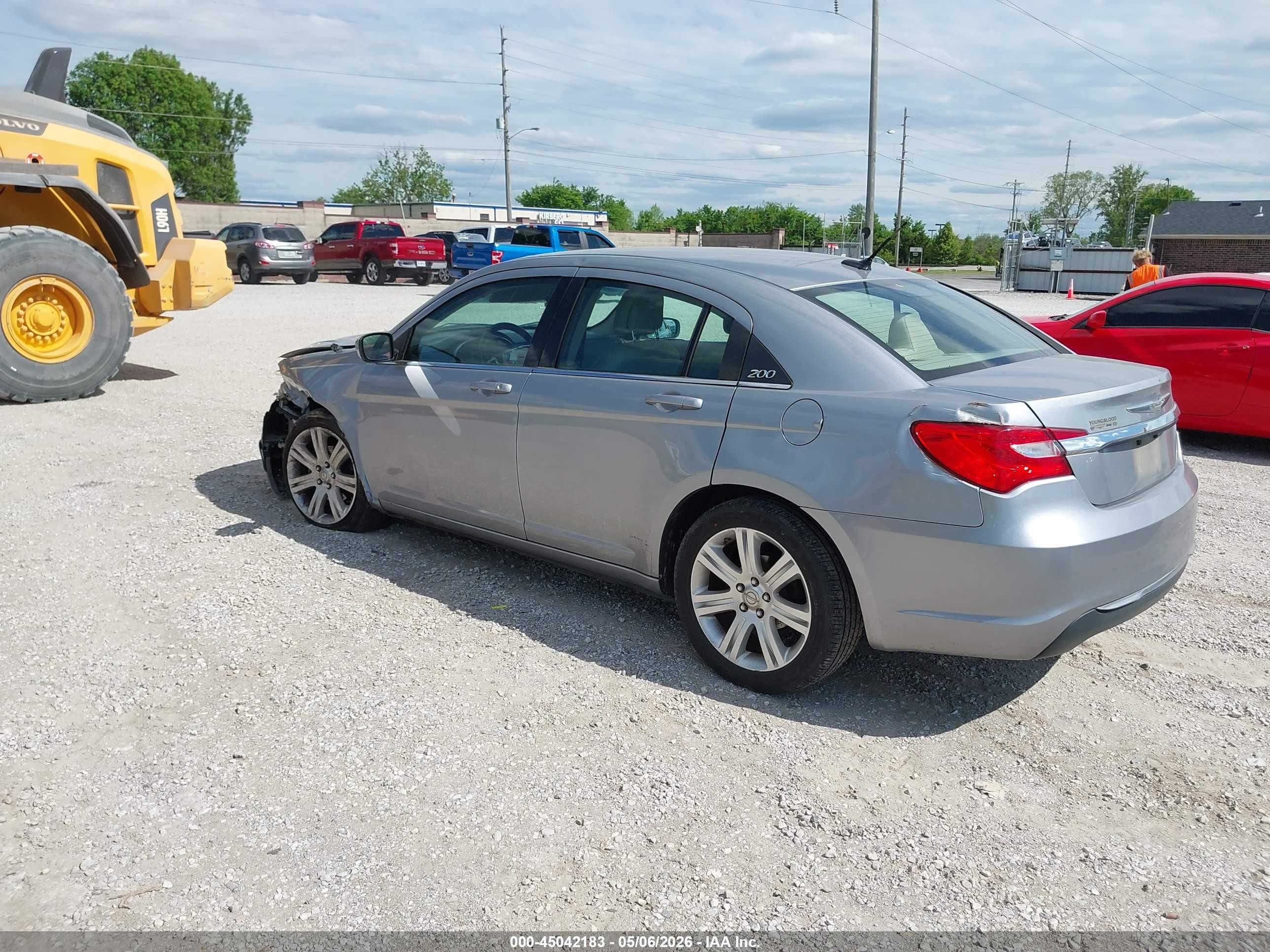 2014 Chrysler 200 Touring Silver vin: 1C3CCBBB4EN171590