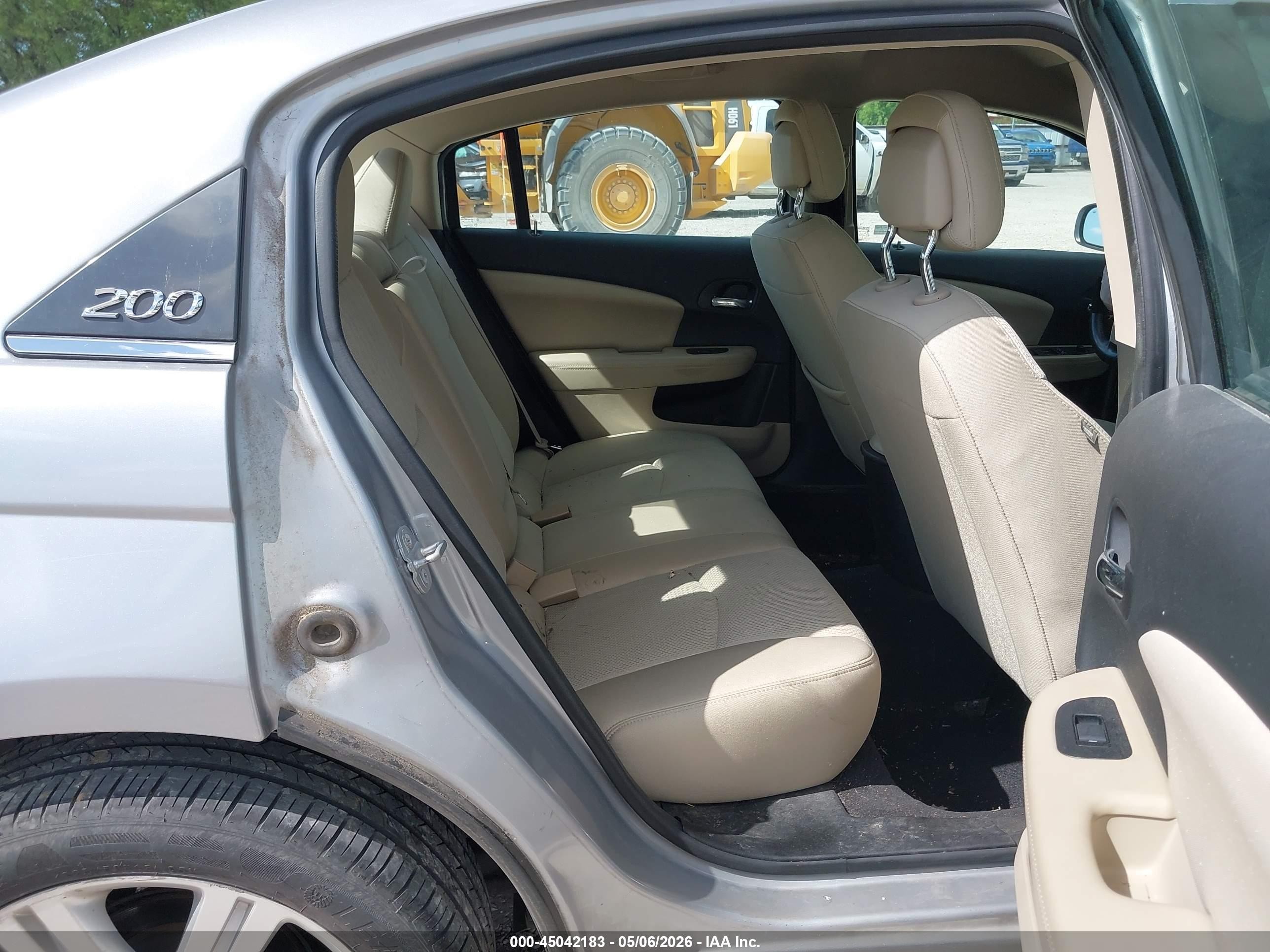 2014 Chrysler 200 Touring Silver vin: 1C3CCBBB4EN171590