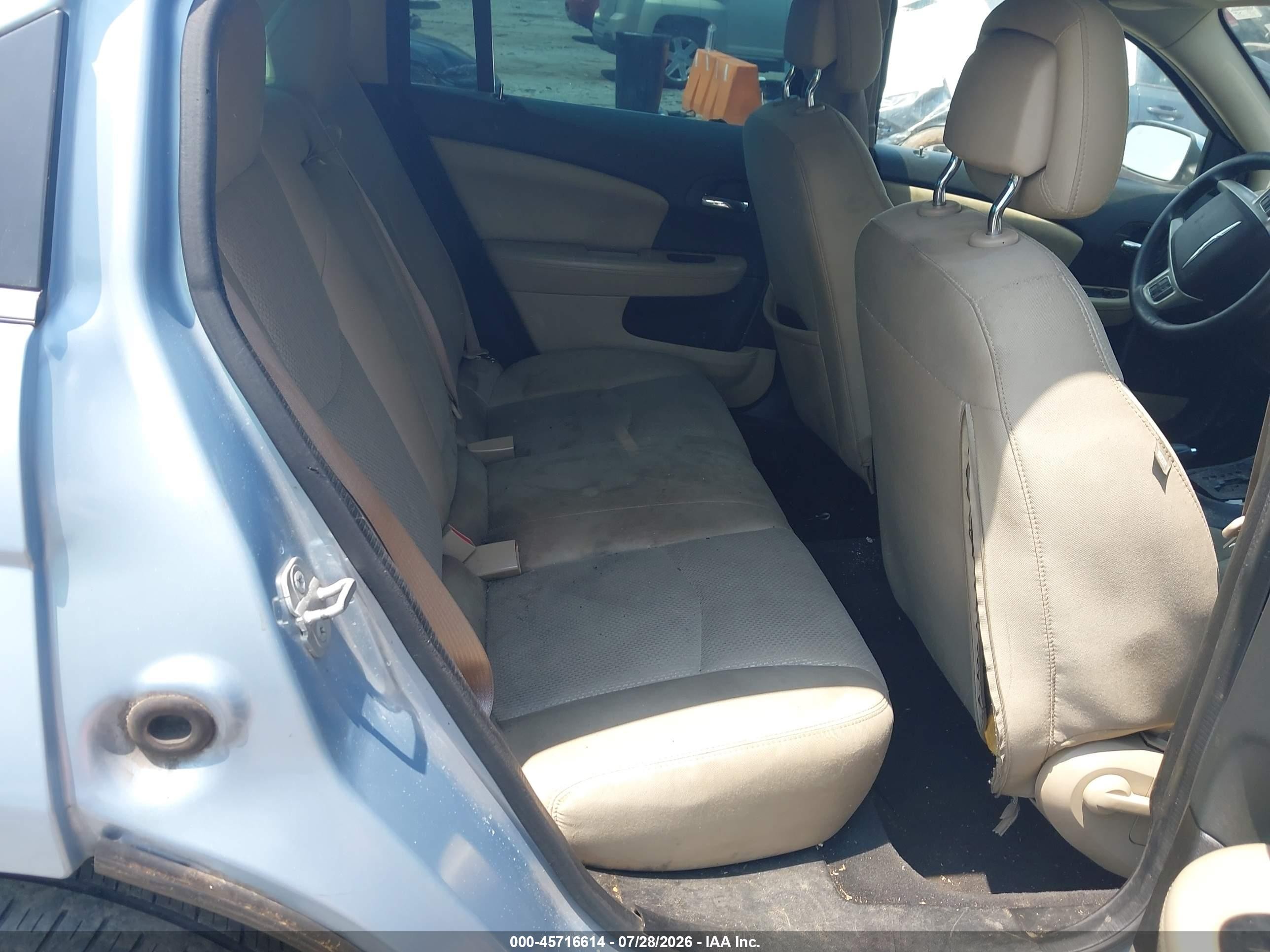 2014 Chrysler 200 Touring Light Blue vin: 1C3CCBBB4EN176627