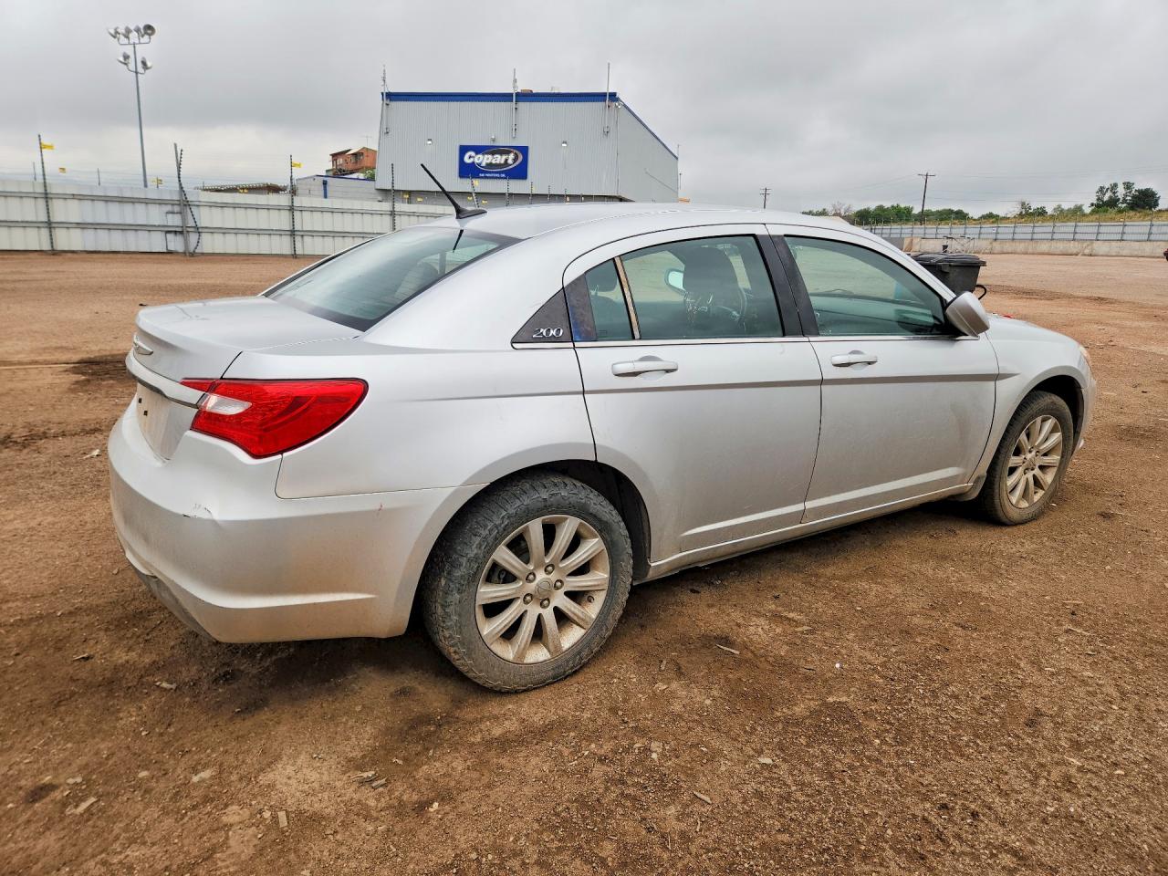 2012 Chrysler 200 Touring Silver vin: 1C3CCBBB5CN101366