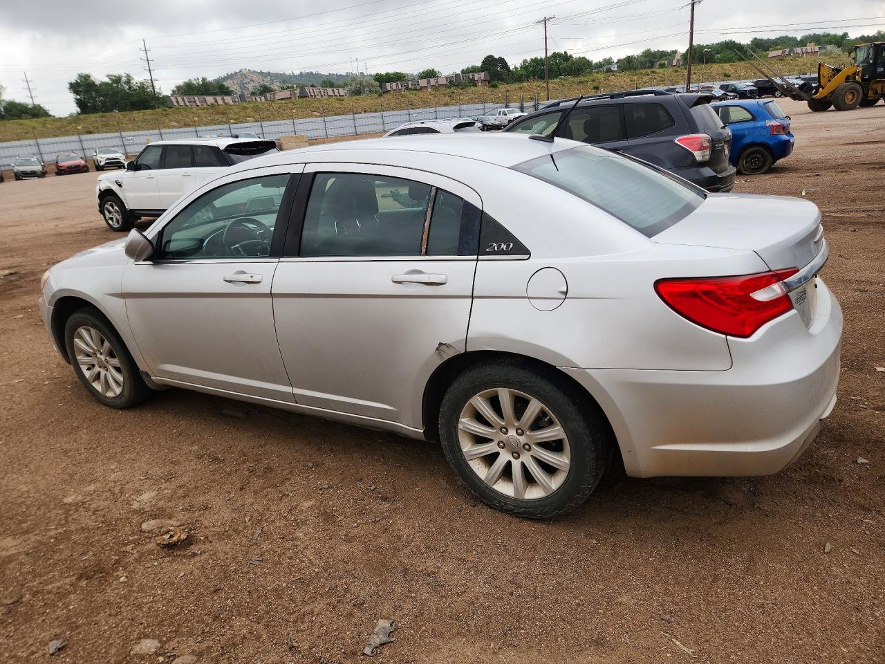 2012 Chrysler 200 Touring Silver vin: 1C3CCBBB5CN101366