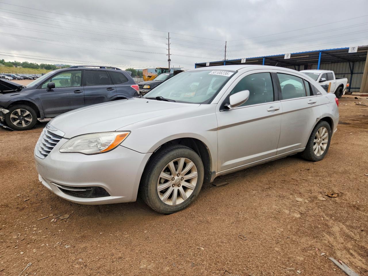2012 Chrysler 200 Touring Silver vin: 1C3CCBBB5CN101366