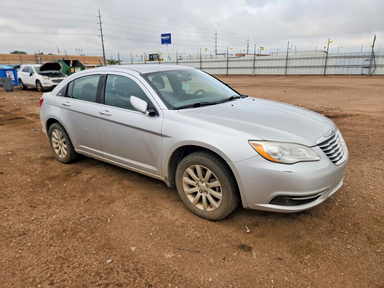 2012 Chrysler 200 Touring Silver vin: 1C3CCBBB5CN101366