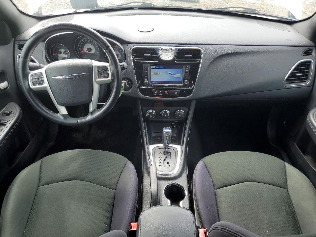 2012 Chrysler 200 Touring White vin: 1C3CCBBB5CN180604