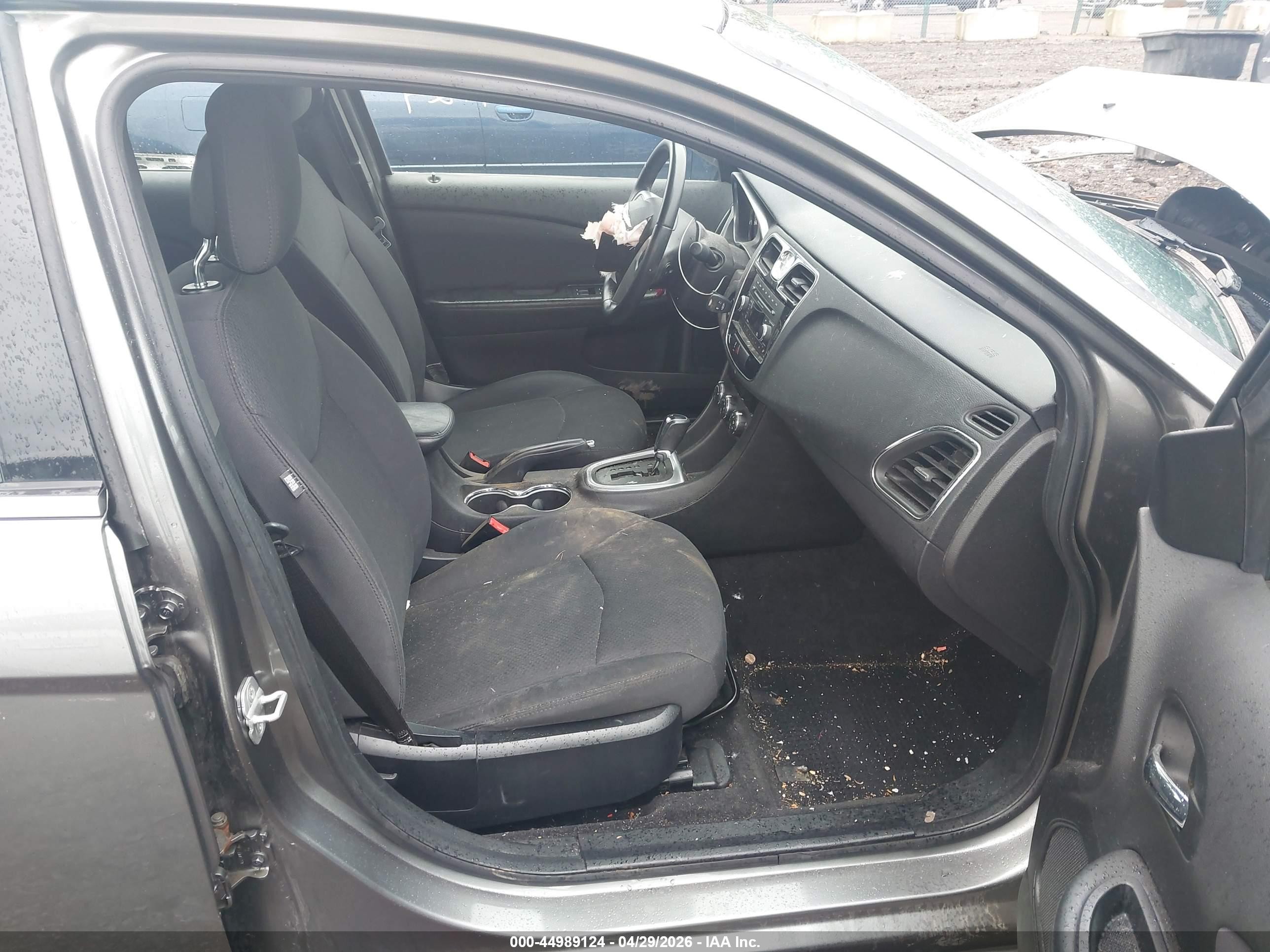 2012 Chrysler 200 Touring Серый vin: 1C3CCBBB5CN278337