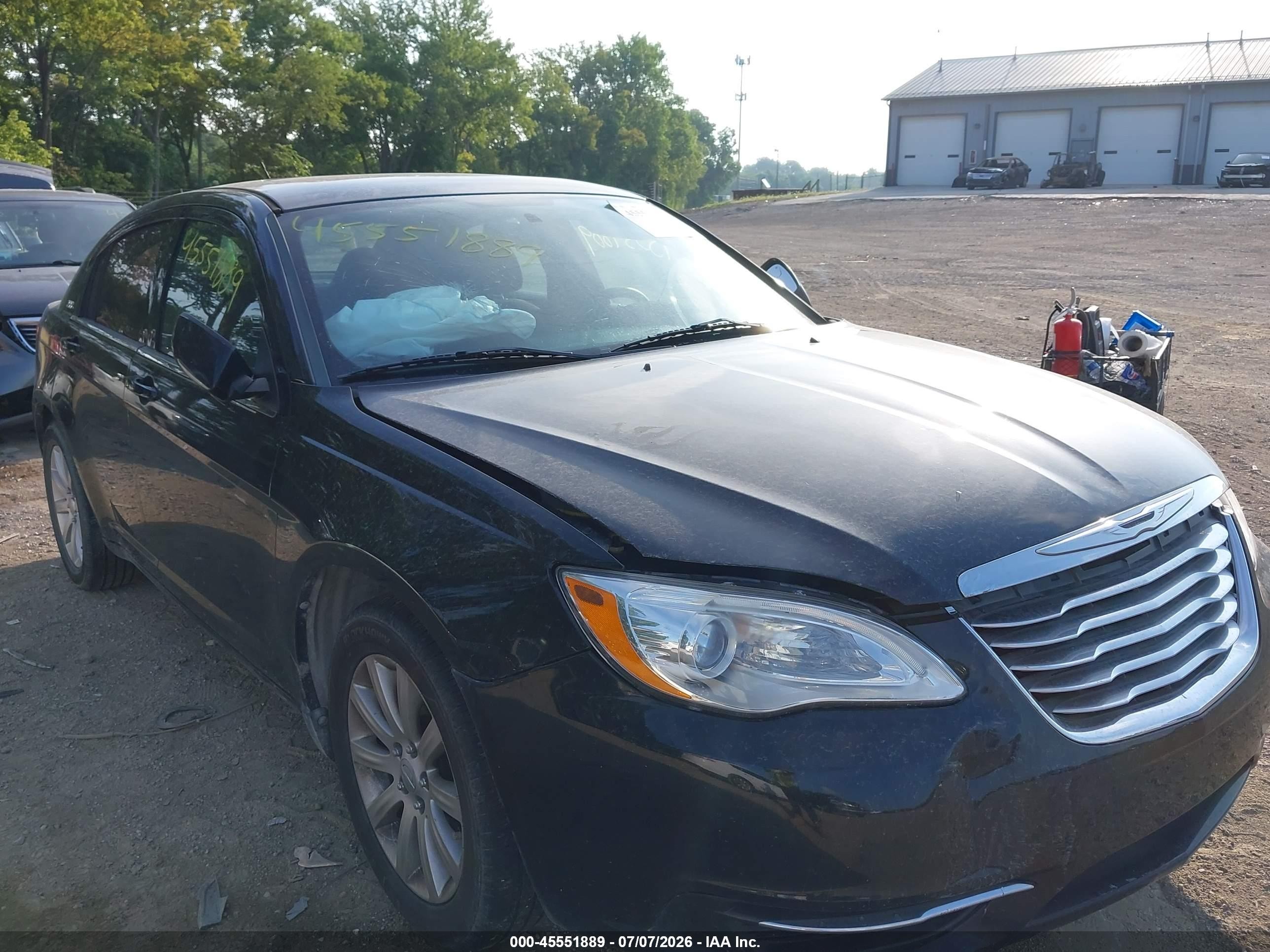 2013 Chrysler 200 Touring Black vin: 1C3CCBBB5DN513983