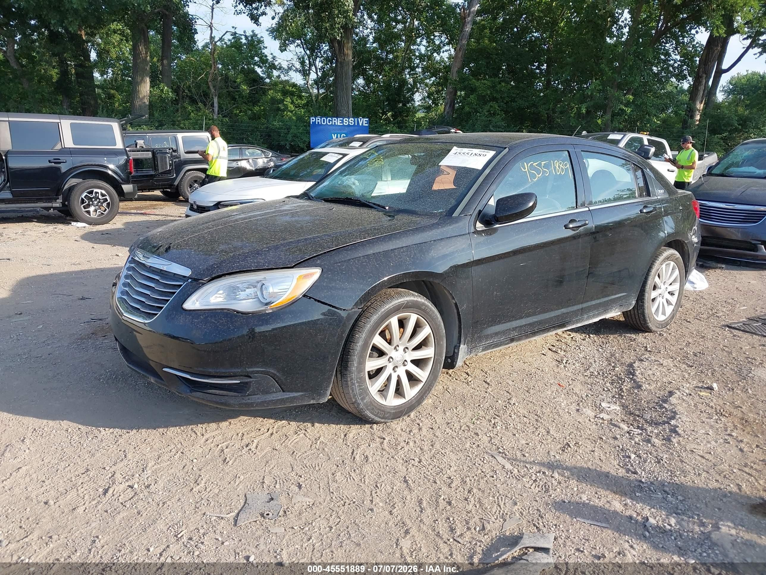 2013 Chrysler 200 Touring Black vin: 1C3CCBBB5DN513983