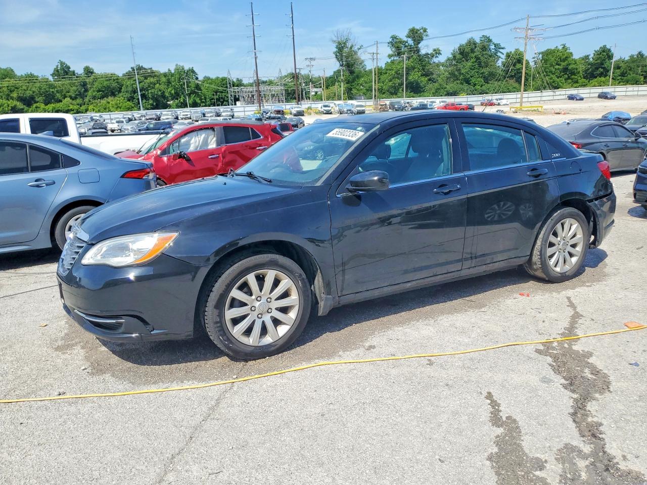 2013 Chrysler 200 Touring Black vin: 1C3CCBBB5DN547177