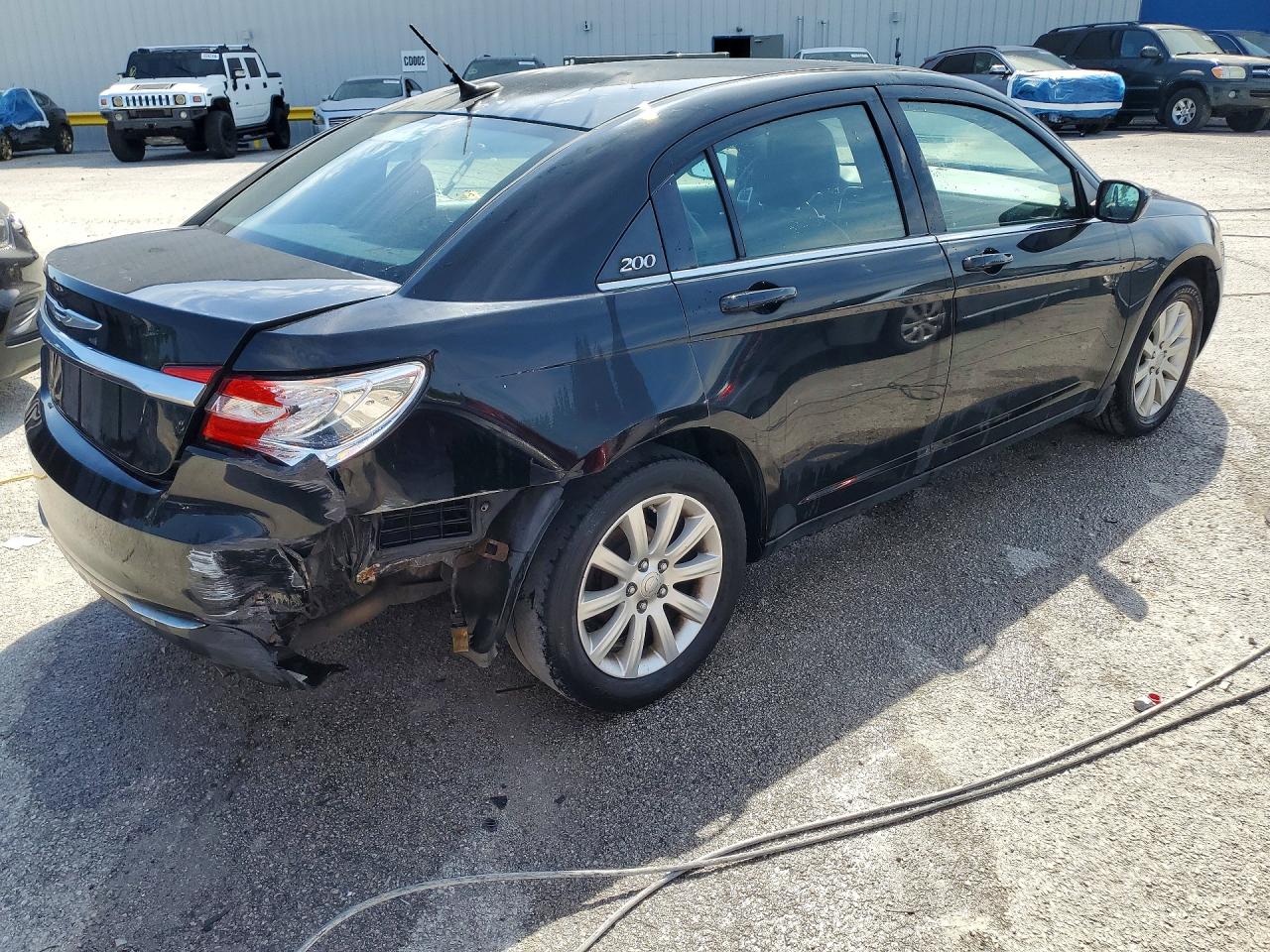 2013 Chrysler 200 Touring Black vin: 1C3CCBBB5DN547177