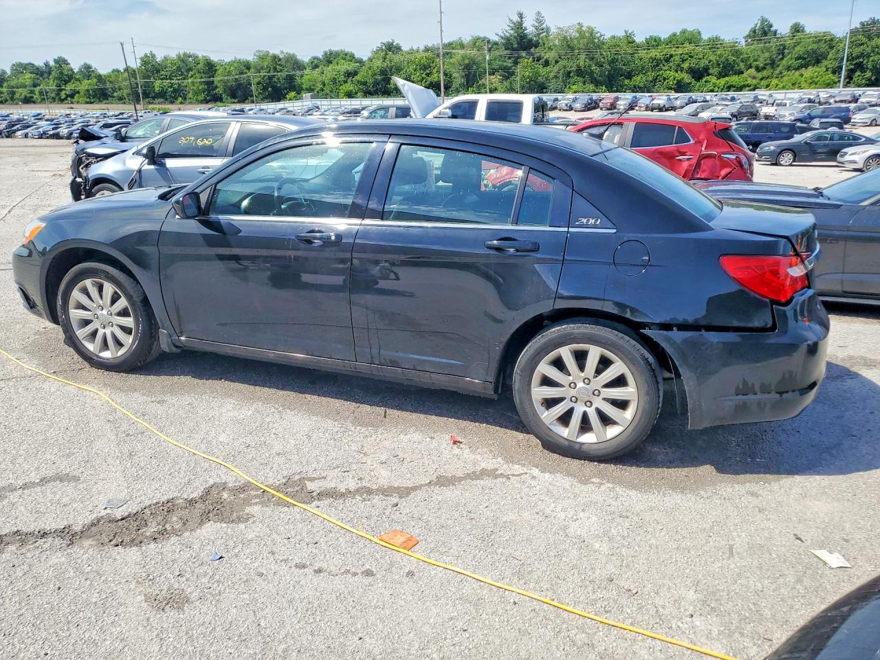 2013 Chrysler 200 Touring Black vin: 1C3CCBBB5DN547177