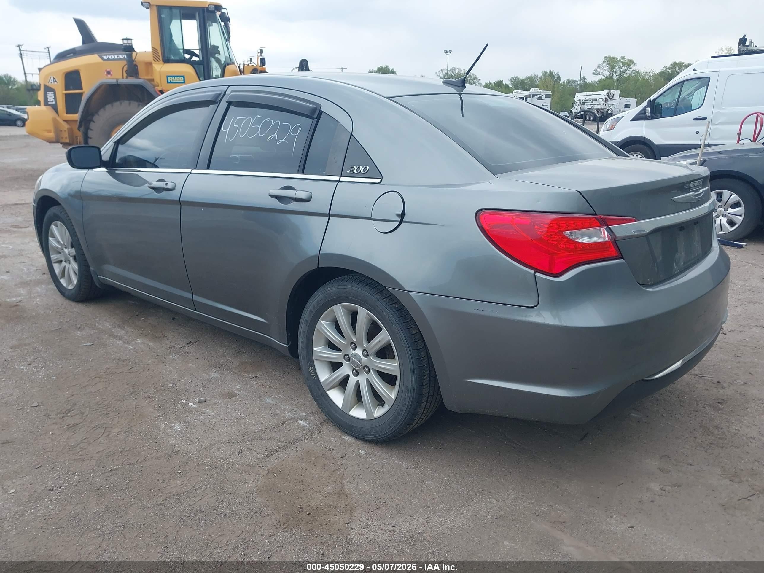 2013 Chrysler 200 Touring Gray vin: 1C3CCBBB5DN601884