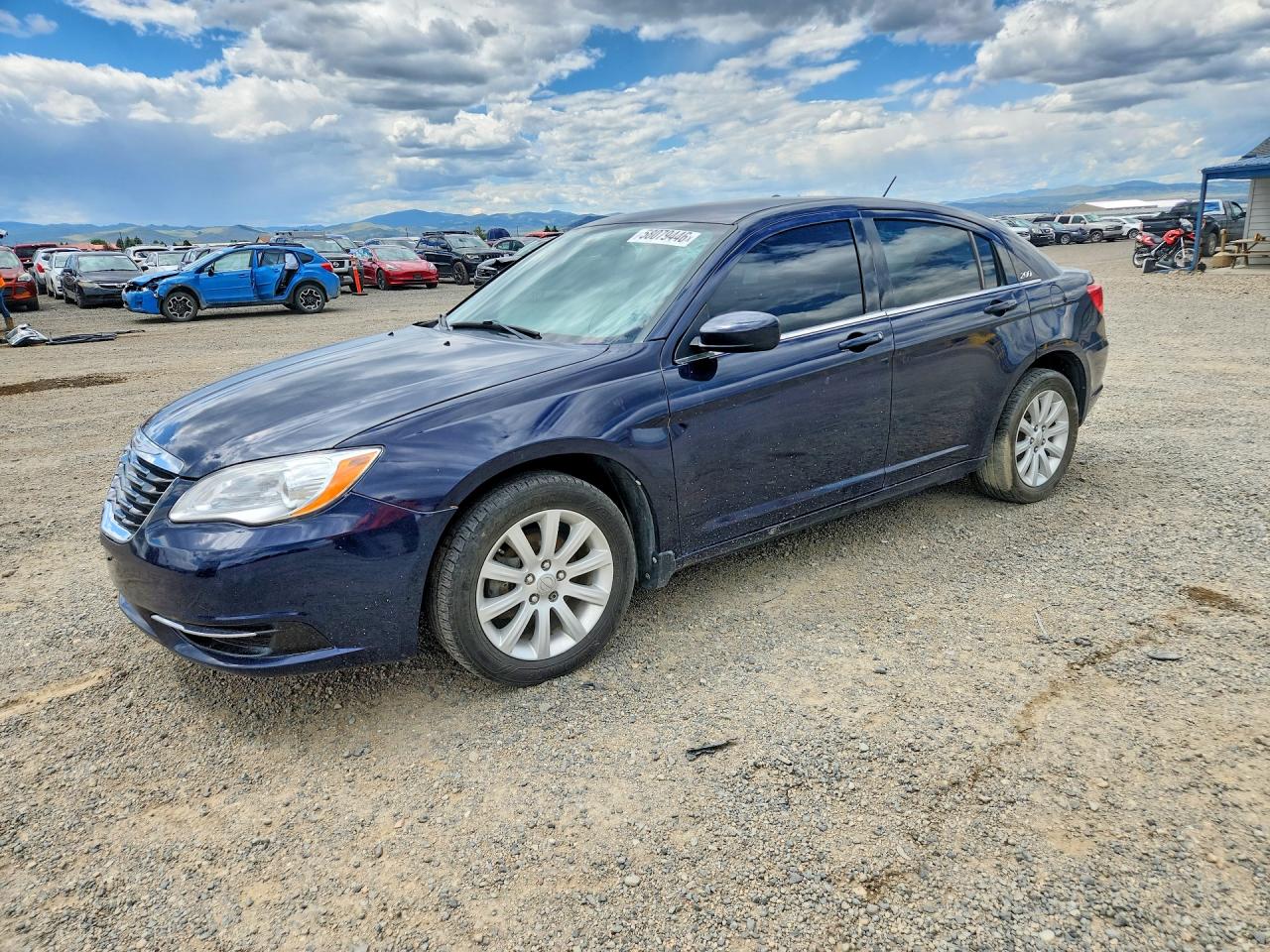 2013 Chrysler 200 Touring Blue vin: 1C3CCBBB5DN612657