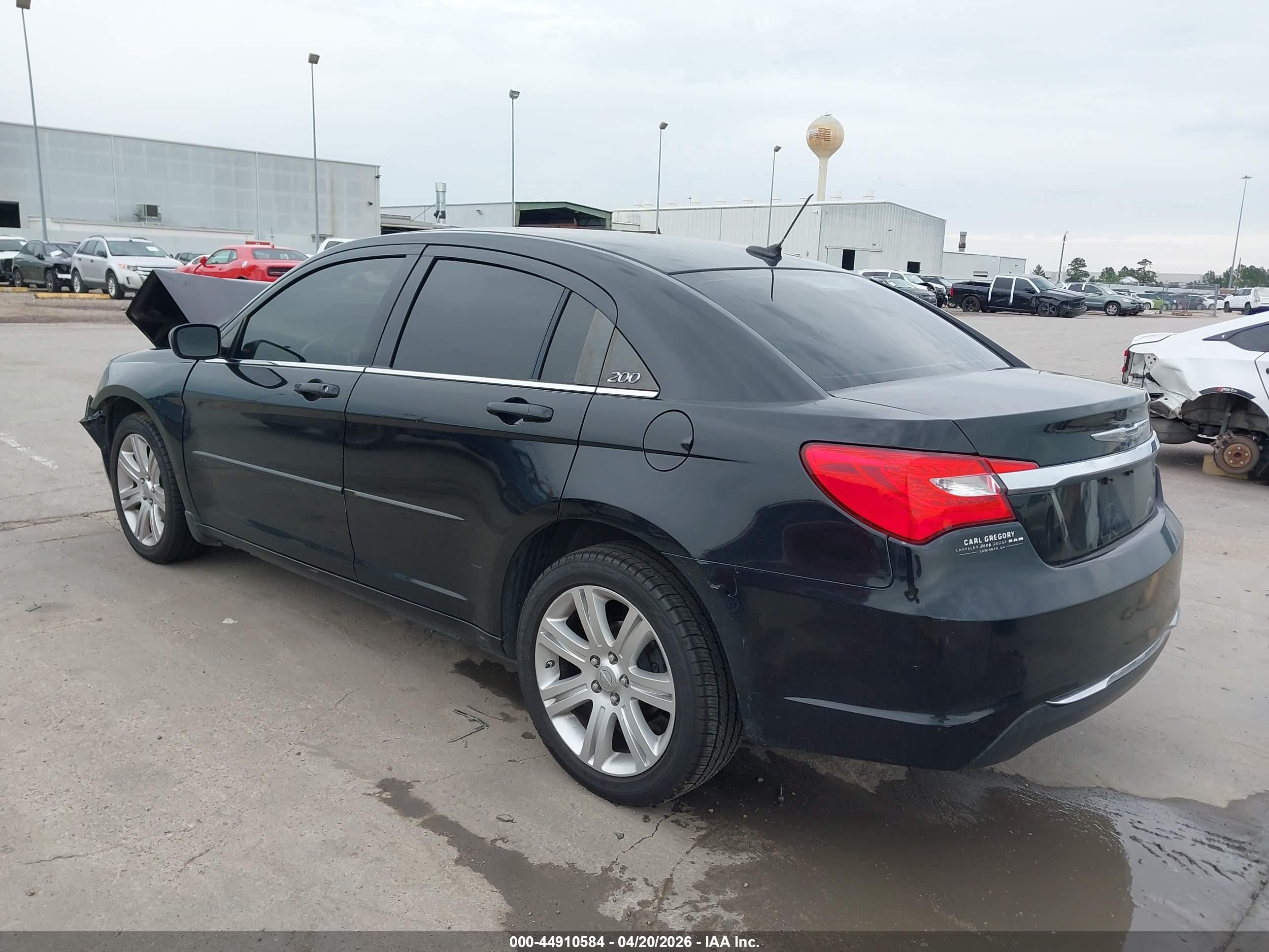 2013 Chrysler 200 Touring Black vin: 1C3CCBBB5DN736167