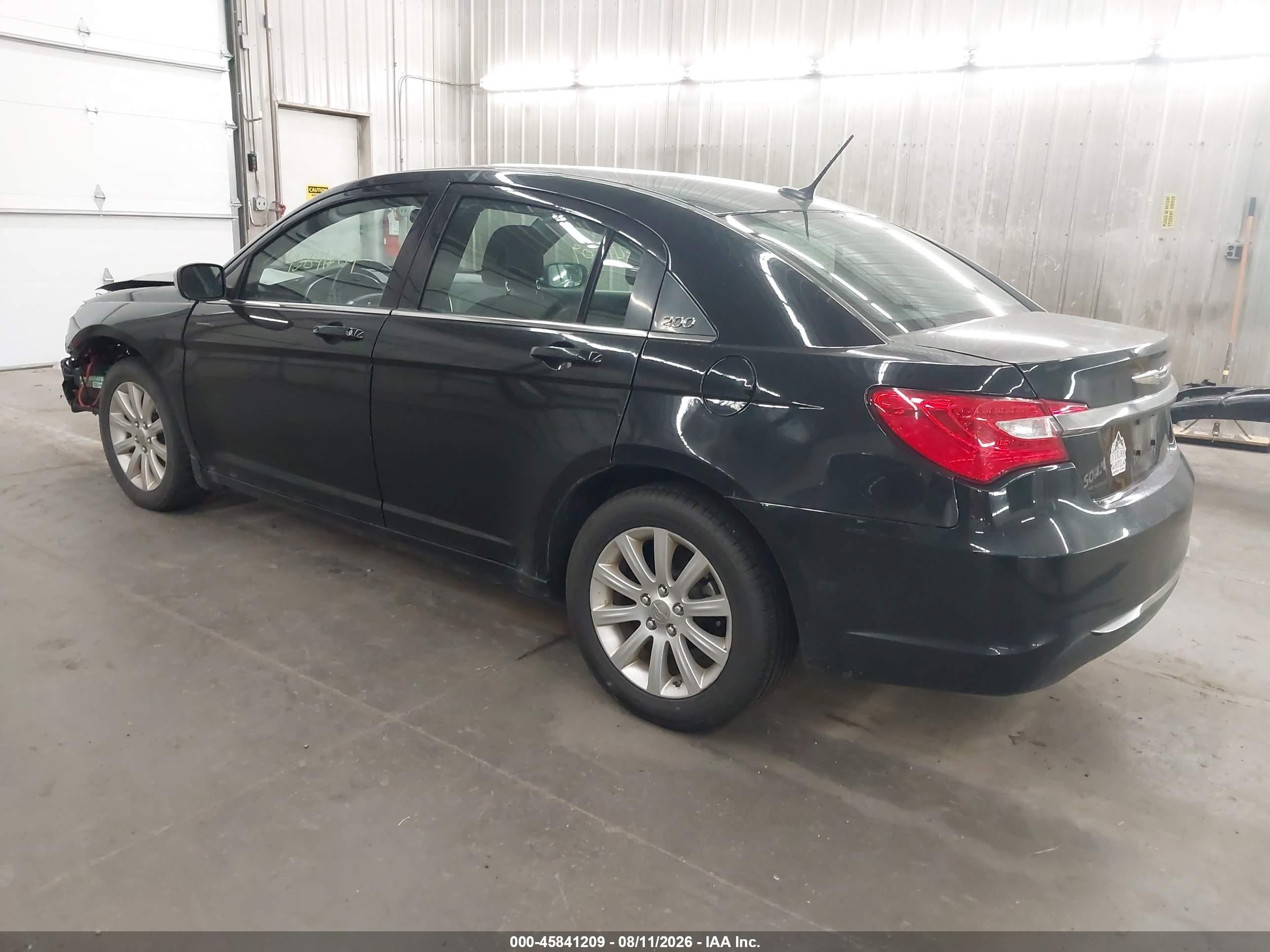 2013 Chrysler 200 Touring Black vin: 1C3CCBBB5DN745449